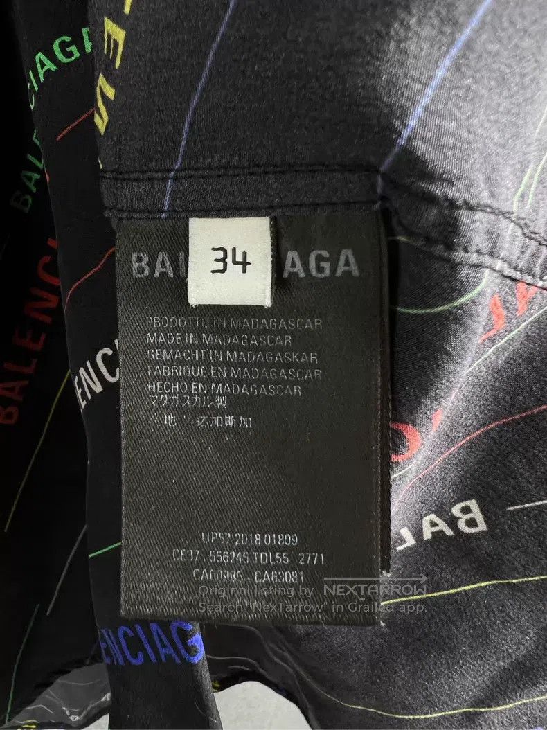 Balenciaga Balenciaga Colorful bullet screen shirt Size XXS / US 00 / IT 34 - 4 Thumbnail