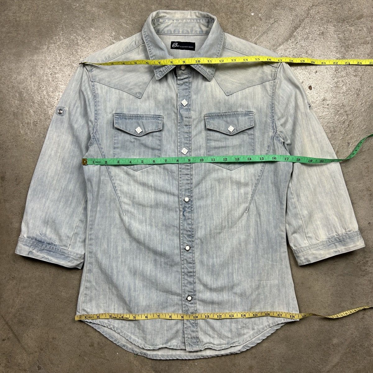 Tornado Mart zero by tornado mart western shirt denim Size US M / EU 48-50 / 2 - 9 Thumbnail