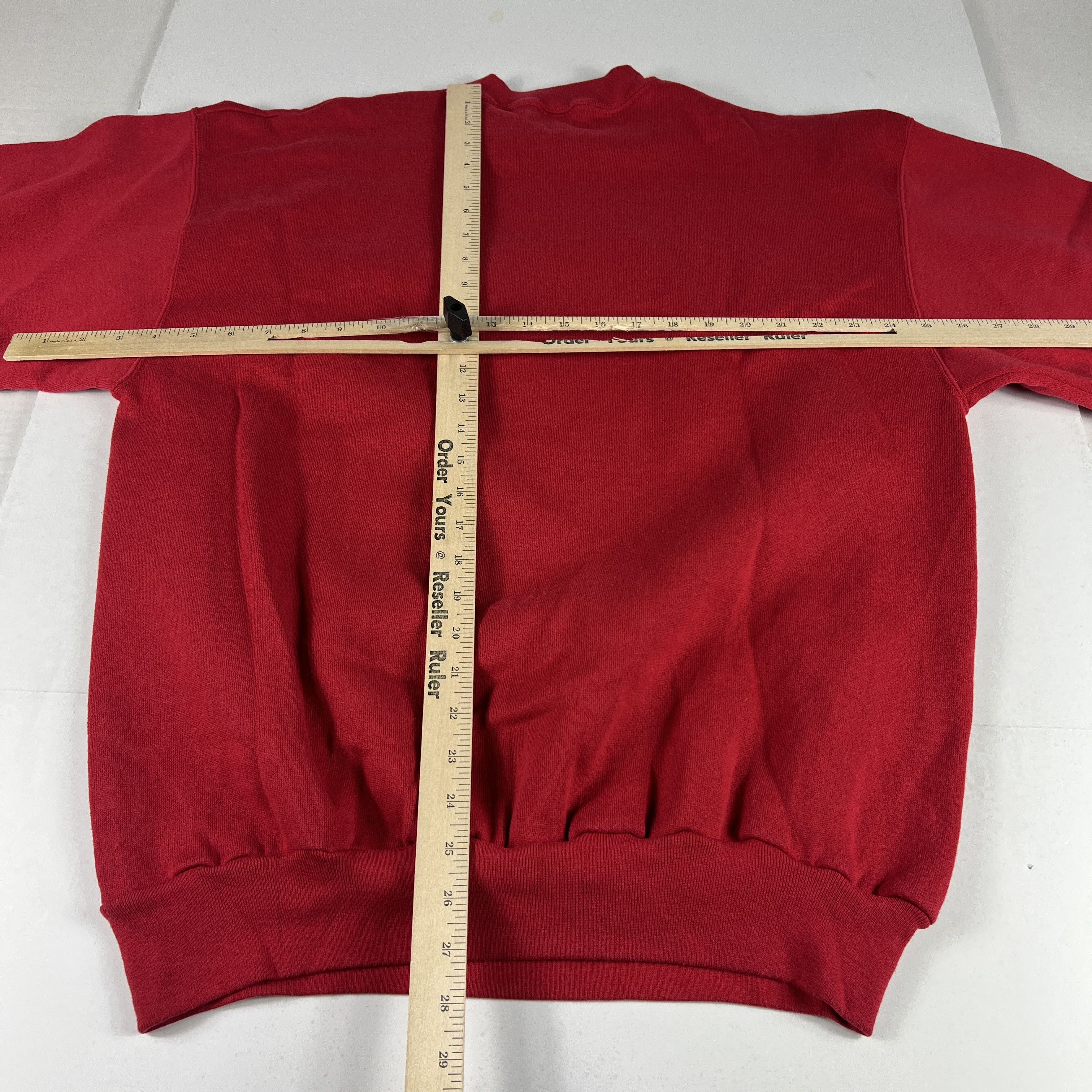 NBA × Tultex × Vintage VTG 90s Chicago Bulls Basketball Sweatshirt Faded Crewneck Size US XL / EU 56 / 4 - 14 Thumbnail
