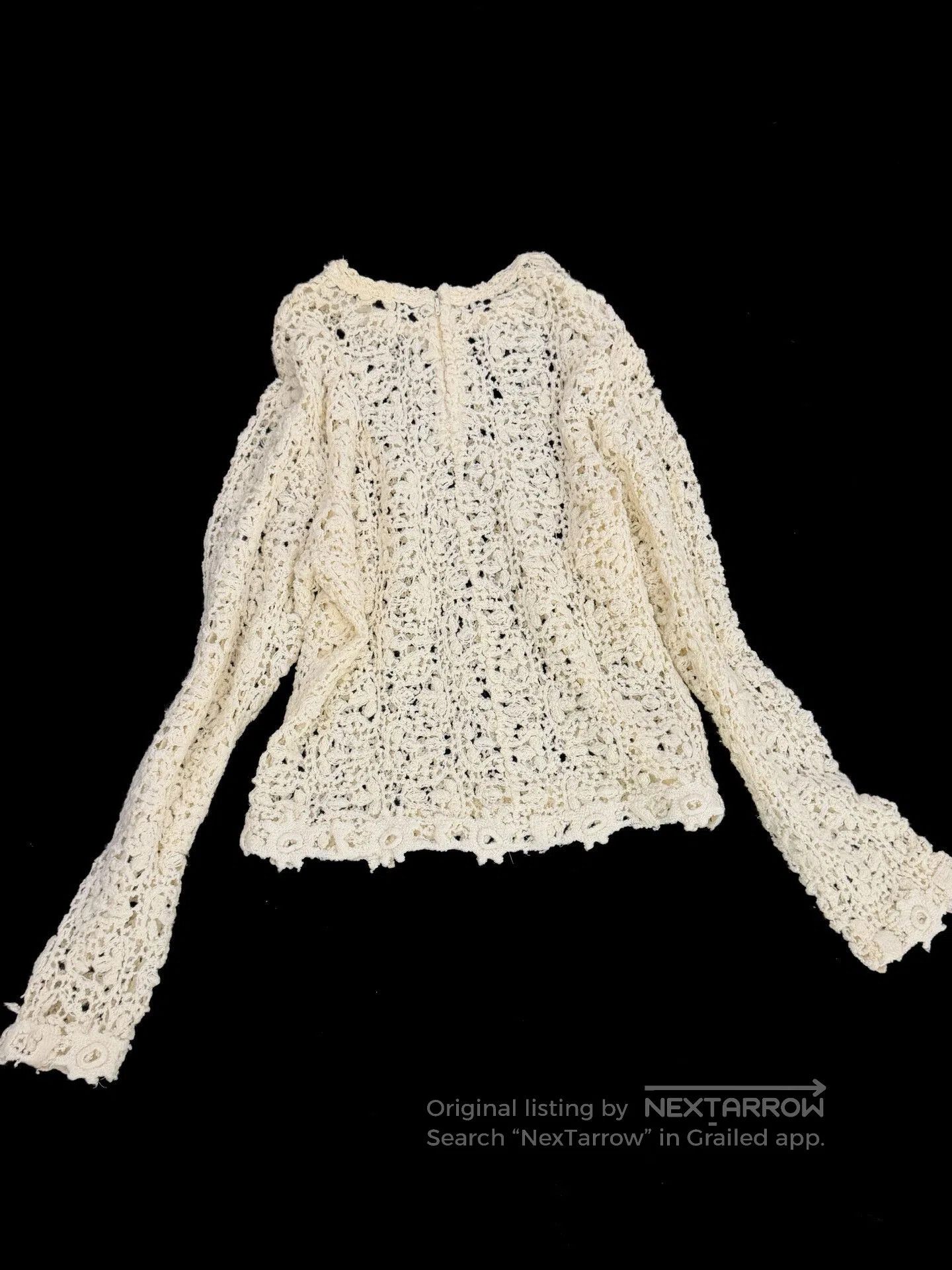 Comme des Garcons Comme des Garçons 1988 Wool Crochet Top. Size M / US 6-8 / IT 42-44 - 2 Thumbnail
