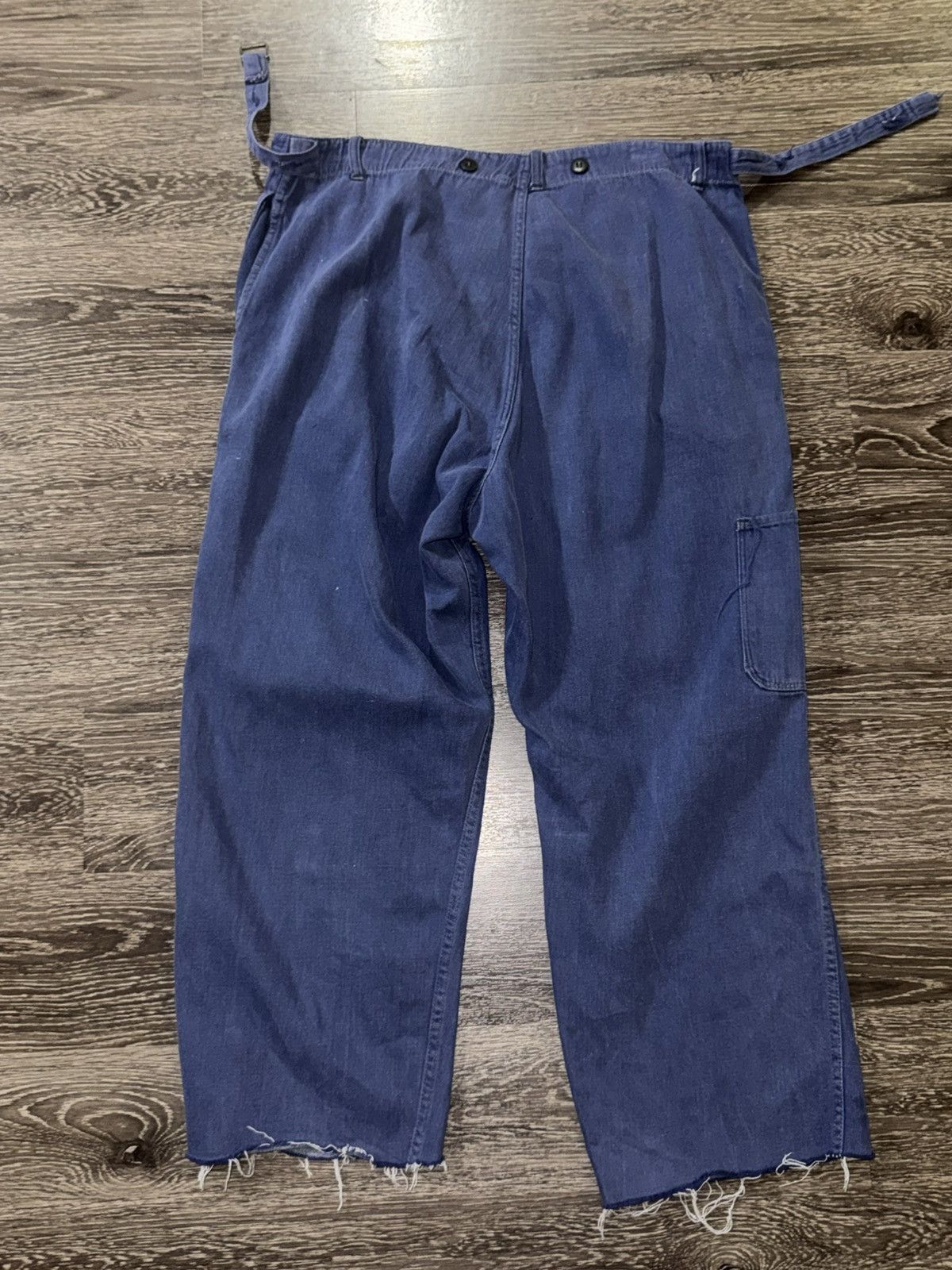 Vintage 70s Vintage French Work Wear Pants Size US 33 - 2 Thumbnail