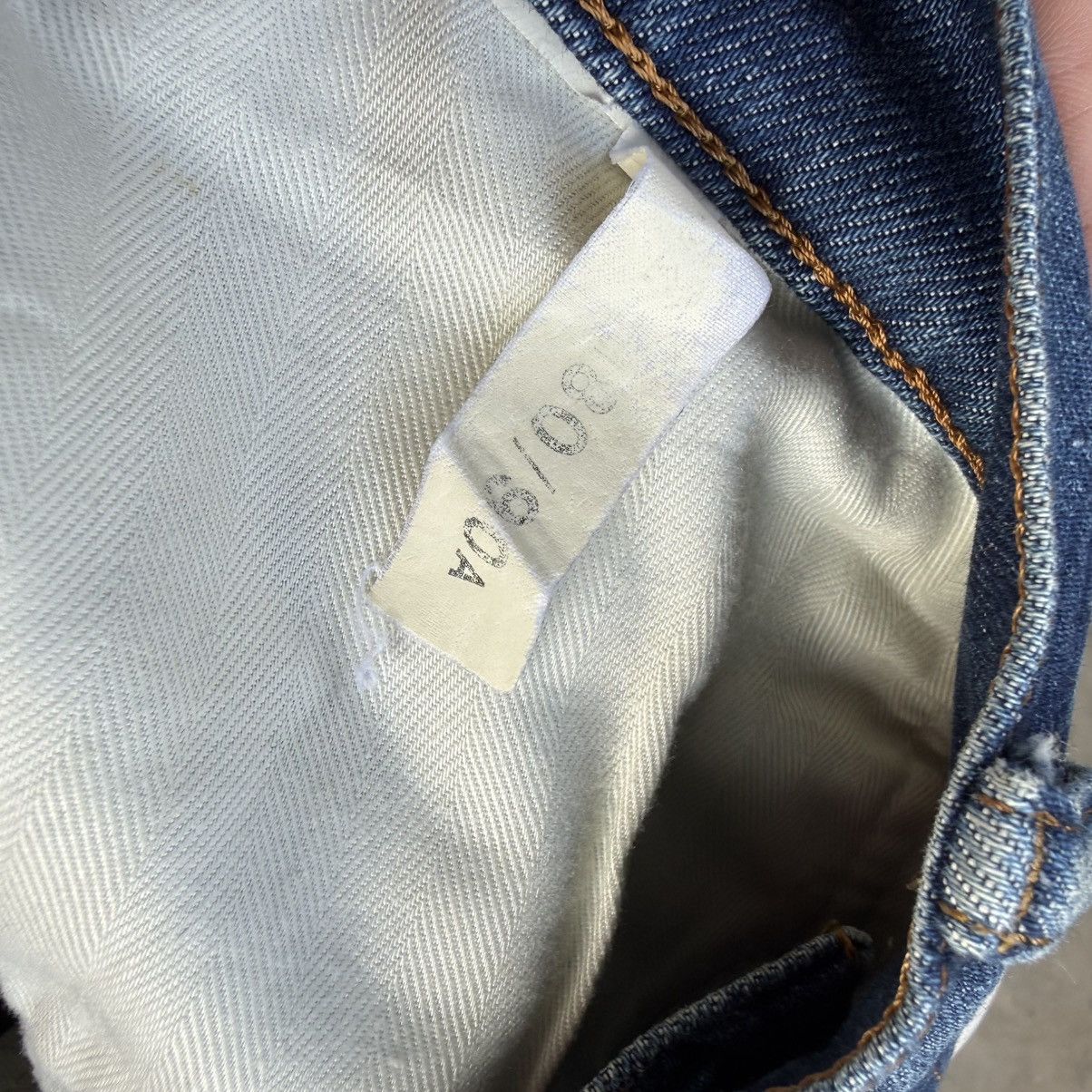 Acne Studios W33x32 Vintage Ance Studio Slim Fit Faded Mud Wash Denim Size US 33 - 14 Thumbnail