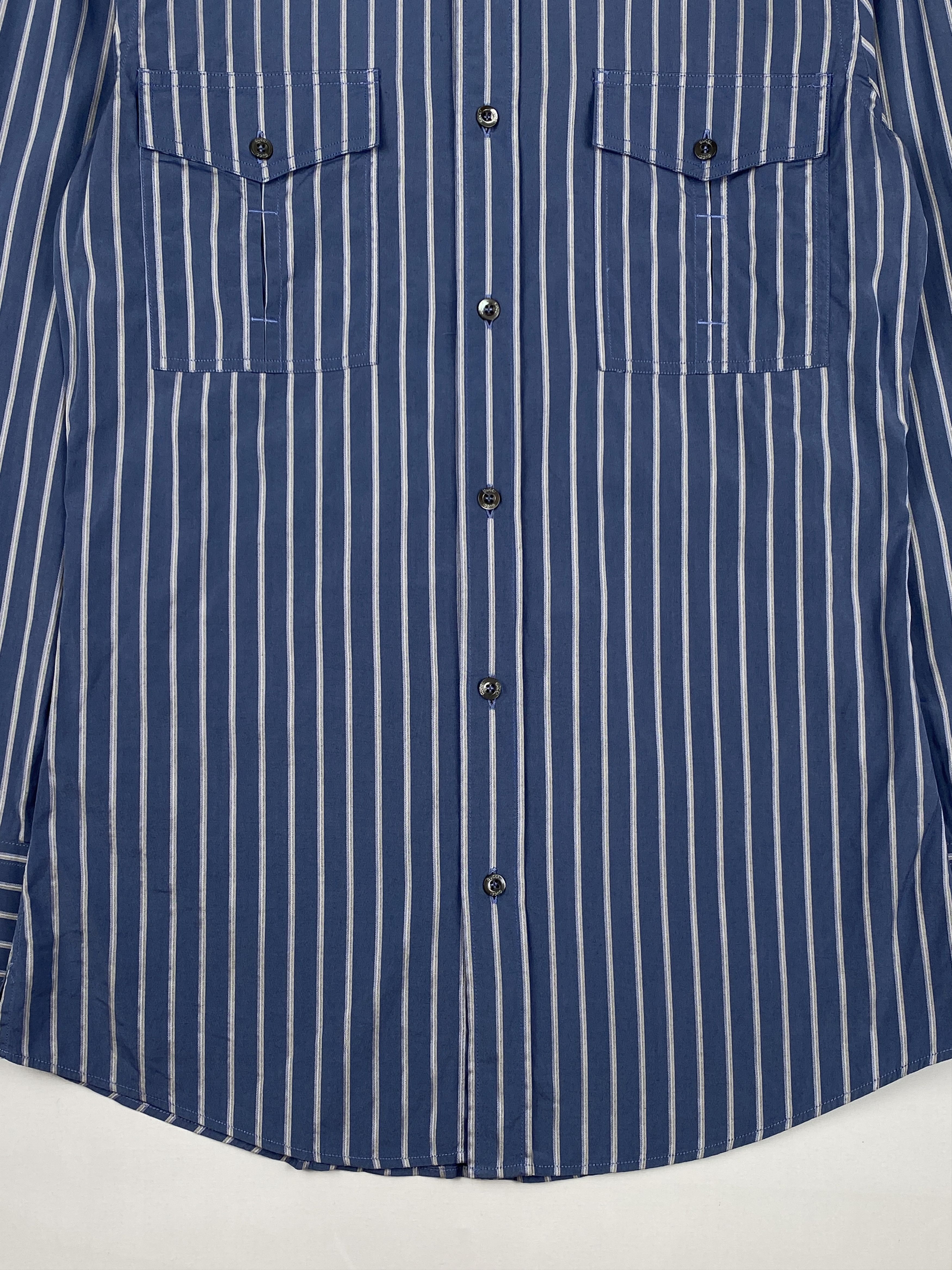 Gucci Double Pocket Striped Long Sleeve Shirt Size XS / US 0-2 / IT 36-38 - 4 Thumbnail