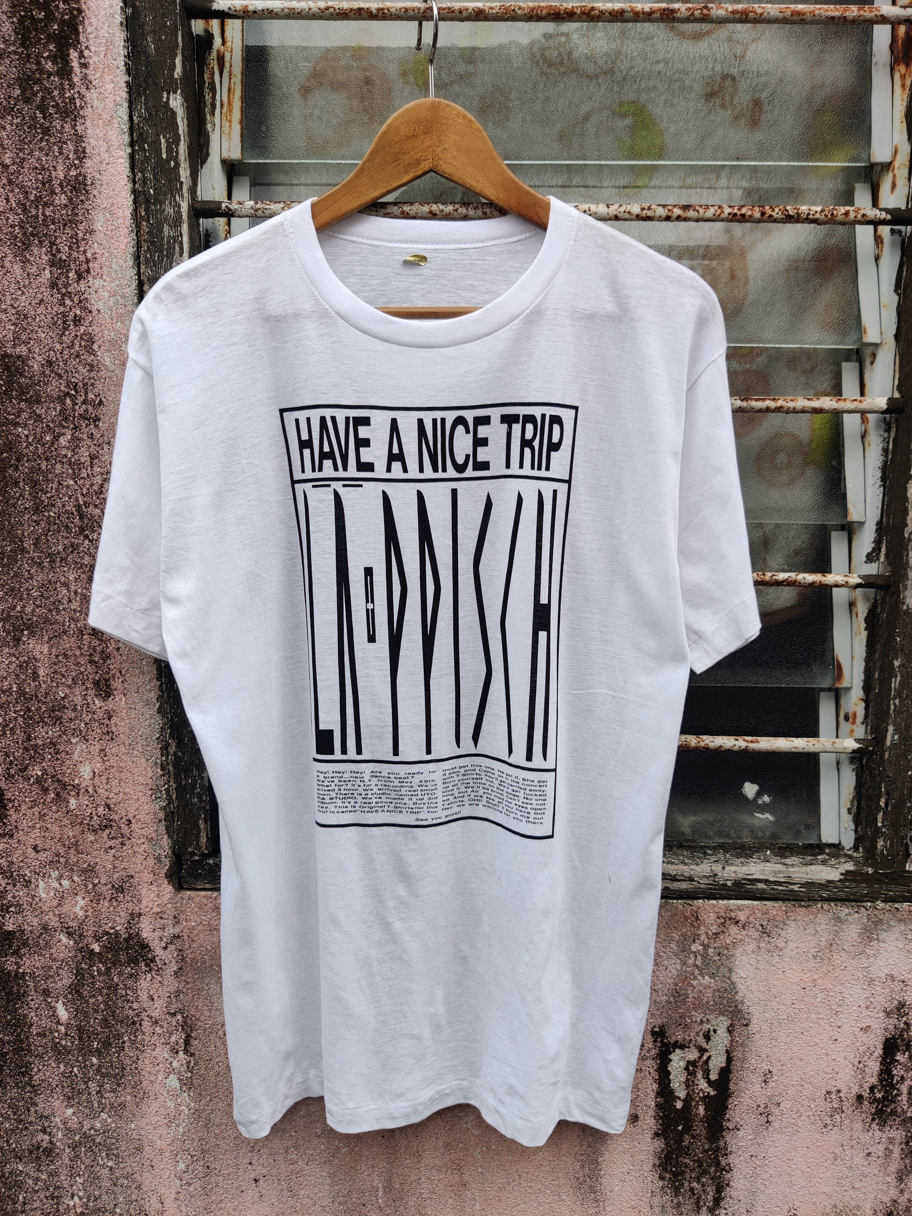 Band Tees Vintage 90's LA PPISCH Japanese Ska Punk Band Tour Shirt Size US M / EU 48-50 / 2 - 2 Thumbnail