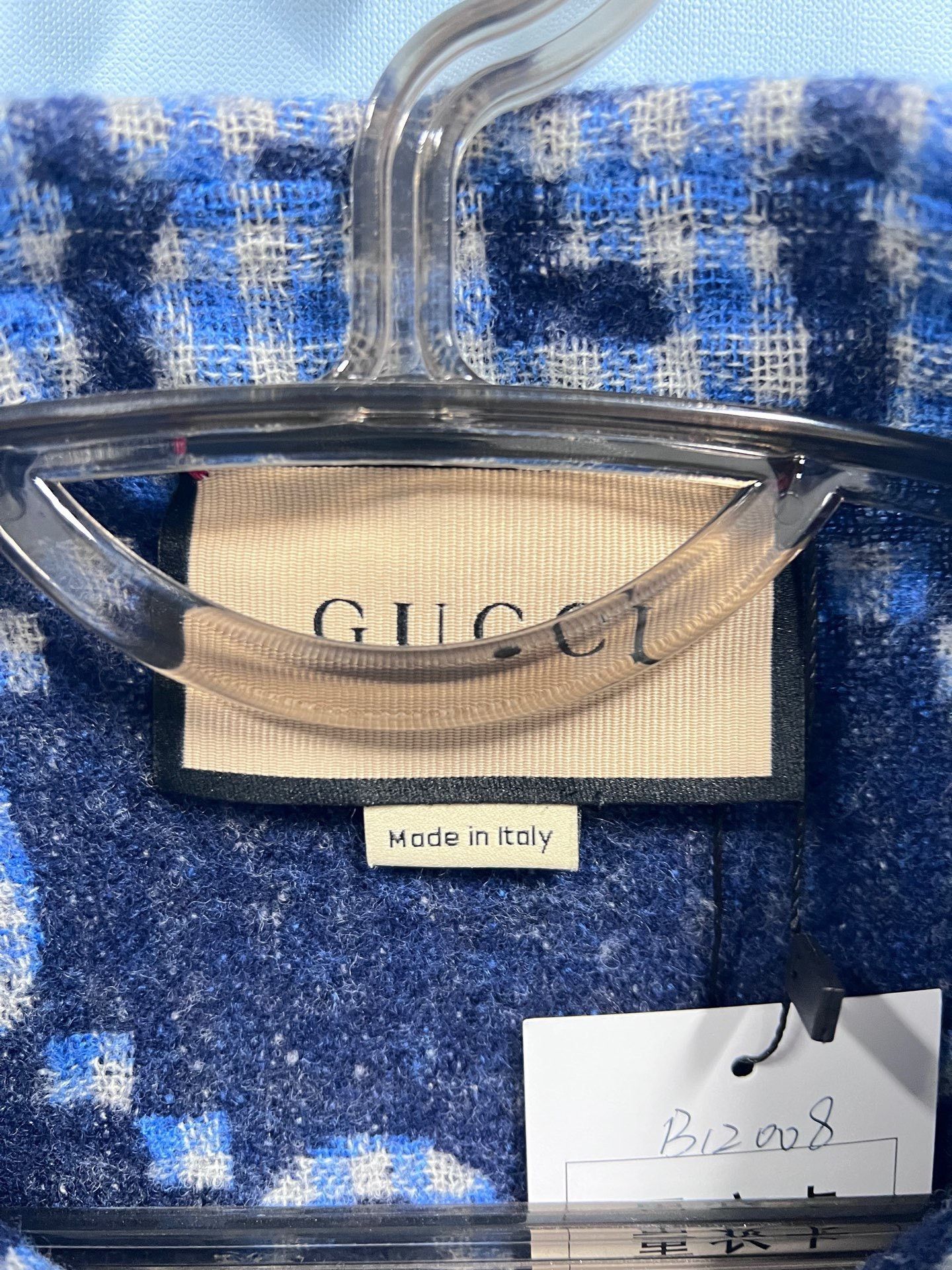 Gucci Gucci GG Monogram Check Wool Shirt Size US M / EU 48-50 / 2 - 2 Thumbnail