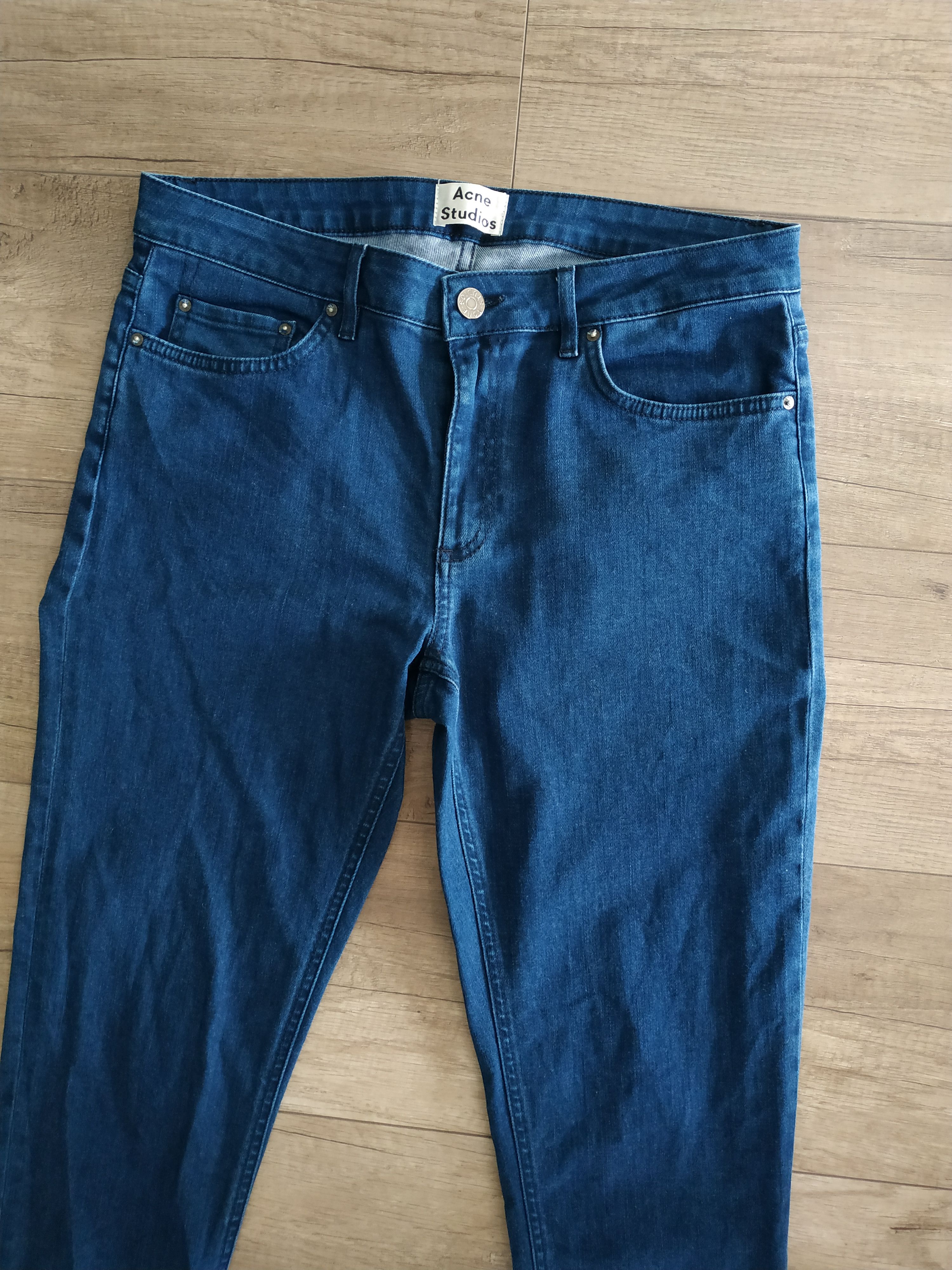 Acne Studios ACNE STUDIOS 'Skin 5 Emerald' Women's Skinny Jeans, W32 L34 Size 32" / US 10 / IT 46 - 4 Thumbnail