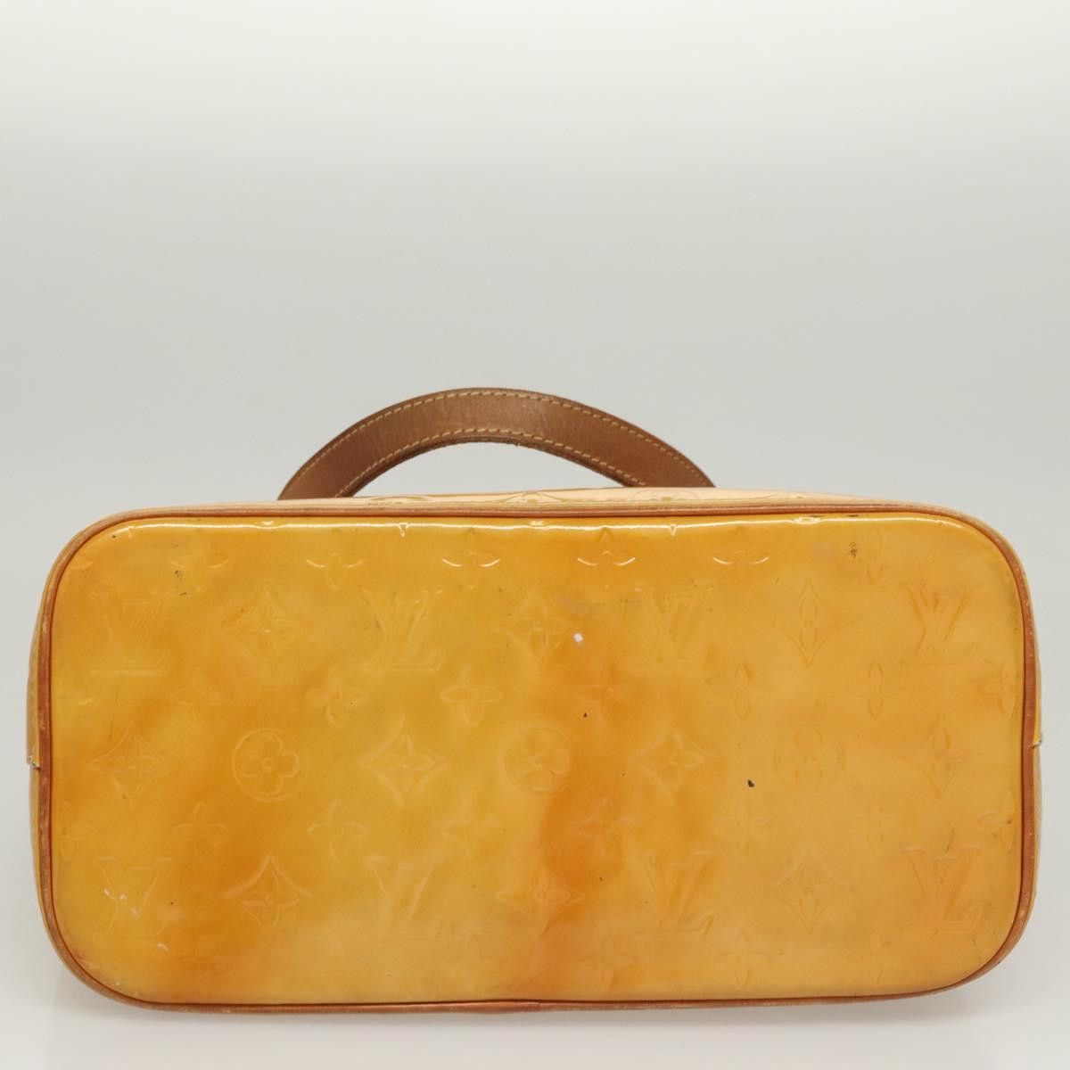 Louis Vuitton LOUIS VUITTON Monogram Vernis Houston Hand Bag Beige M91004 Size ONE SIZE - 9 Thumbnail
