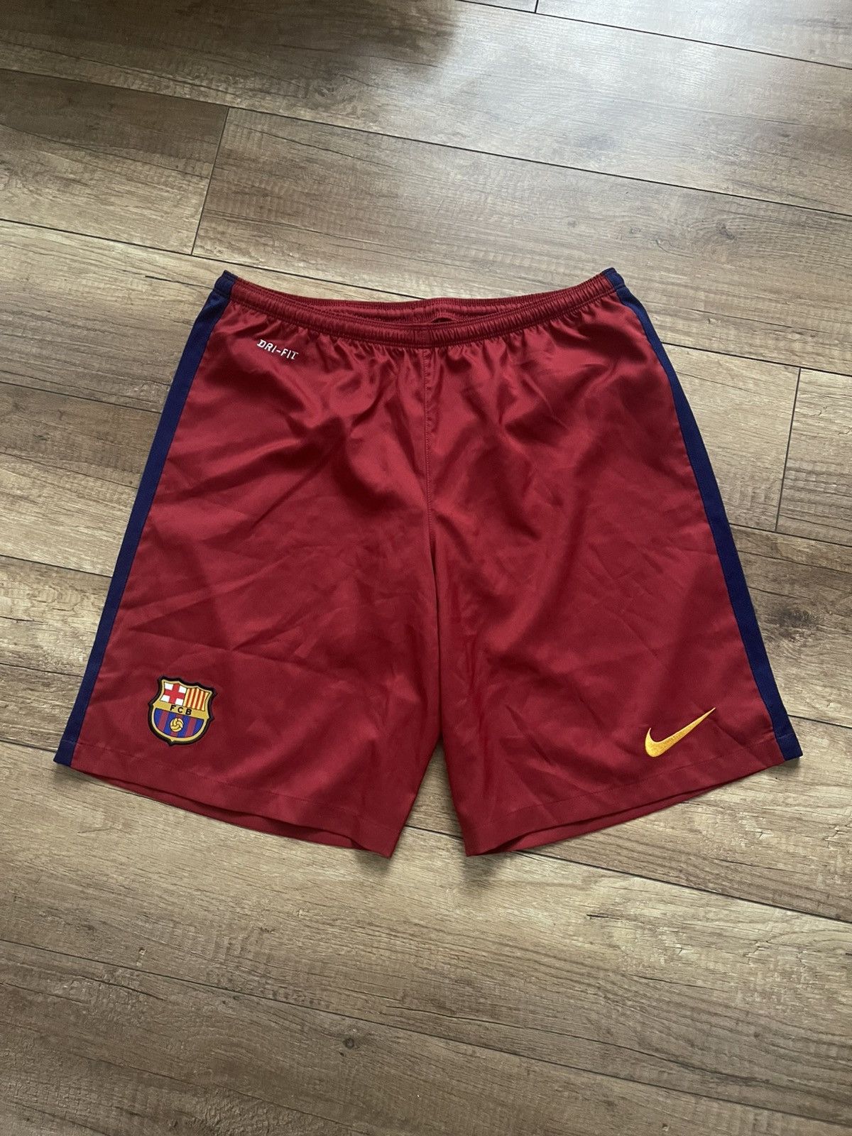 Nike Nike FC Barcelona Shorts Soccer Size US 34 / EU 50 - 3 Thumbnail