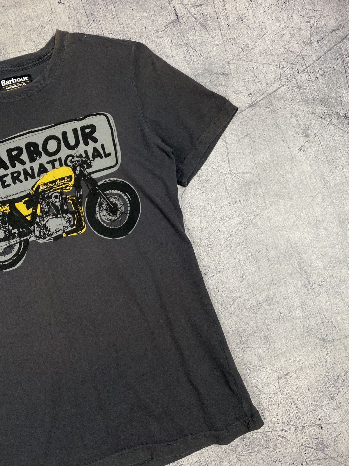 Barbour Vintage Barbour International Motorcycle Big Logo Tee Size US S / EU 44-46 / 1 - 4 Thumbnail