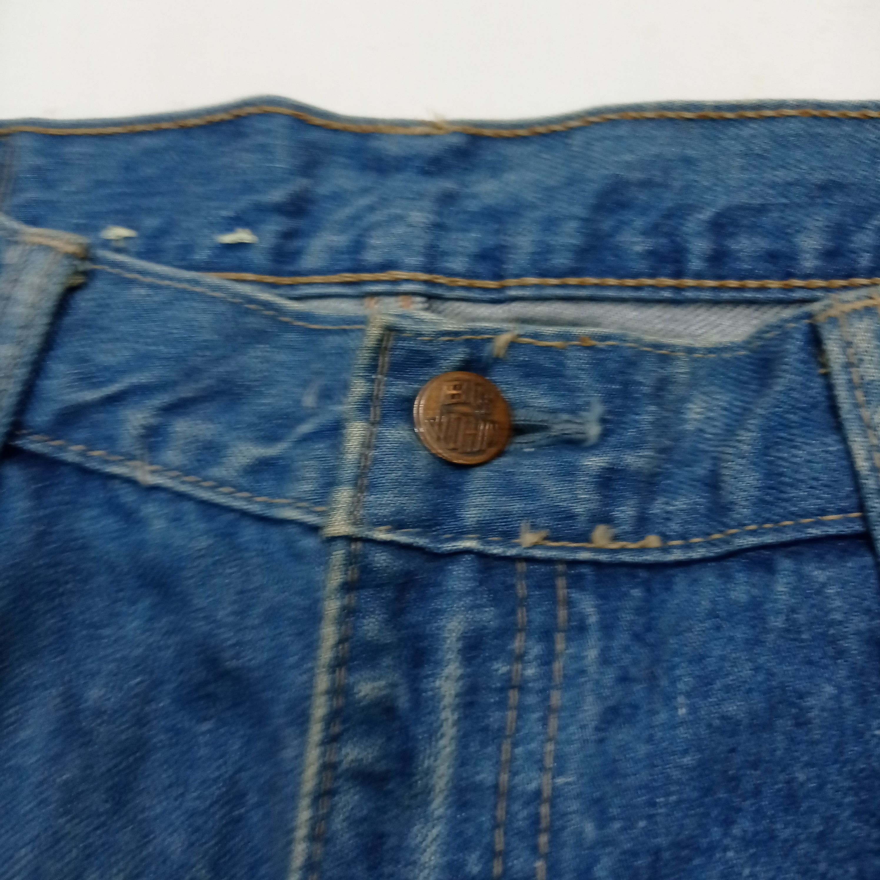 Big John 🔥Vintage Big John Flare Jeans Pants Size US 35 - 6 Thumbnail