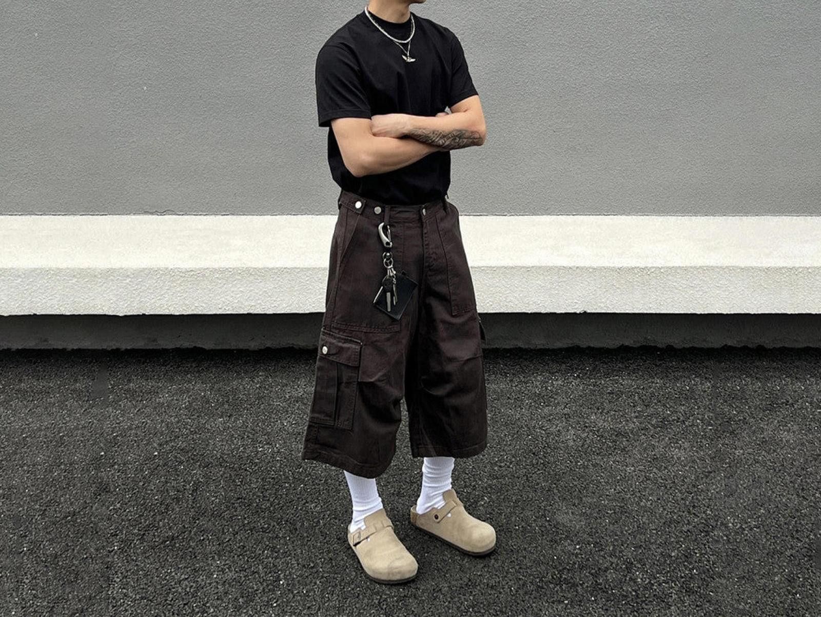 Japanese Brand Multi Pocket Cargo Jorts Size US 30 / EU 46 - 5 Thumbnail