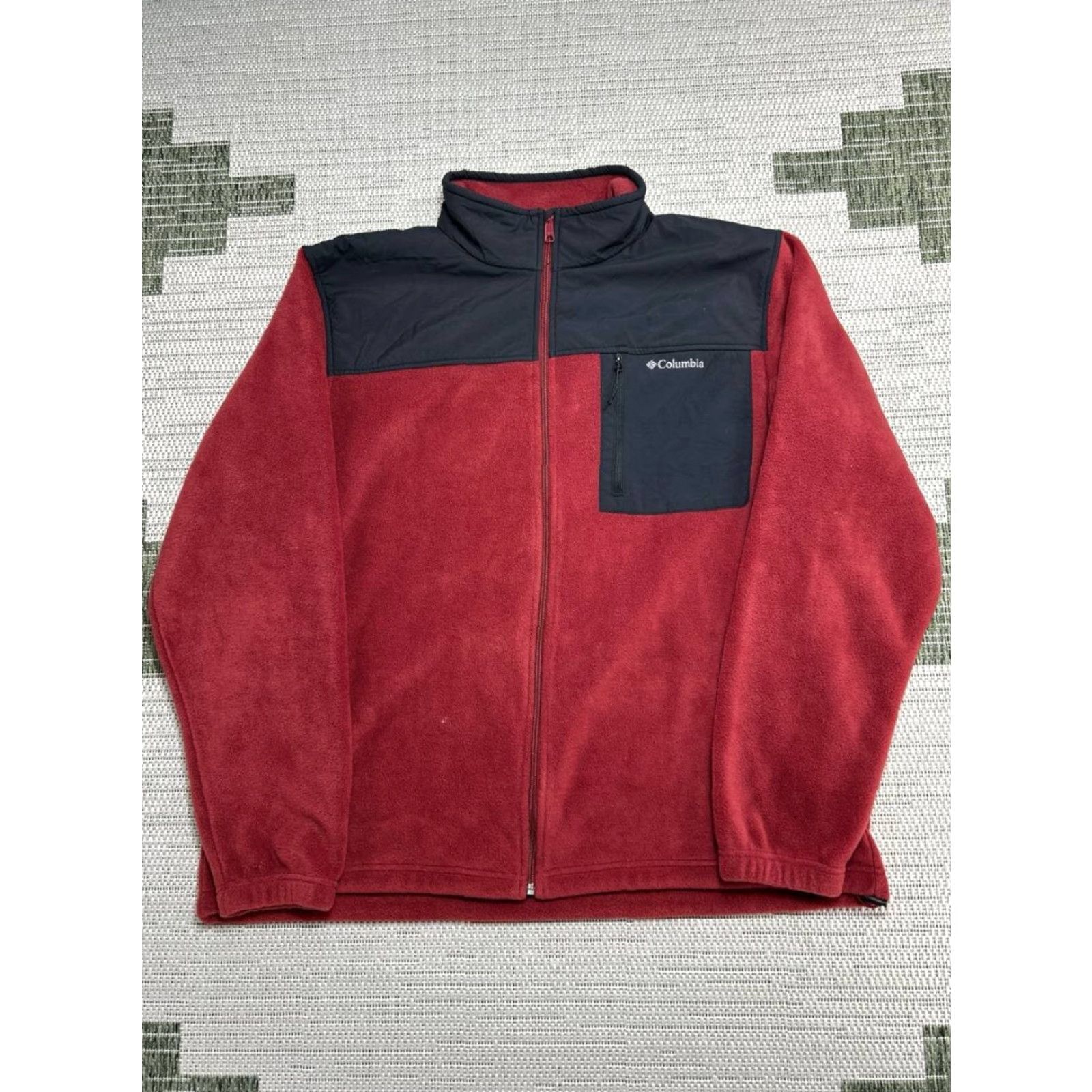 Vintage Columbia Granite Steens Mountain Overlay Jacket Mens XXL Red Full Zip Size US XXL / EU 58 / 5 - 2 Thumbnail