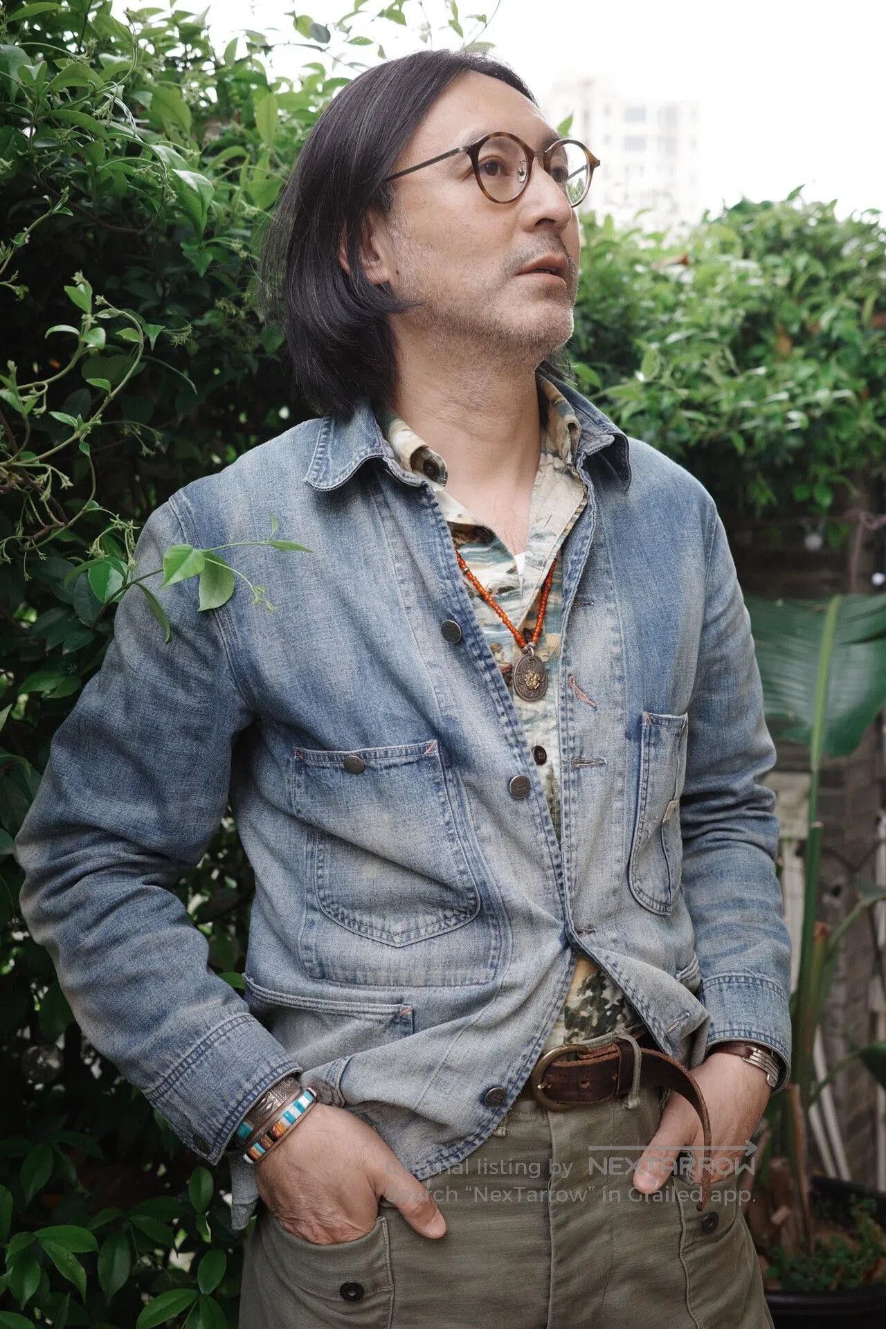 RRL Ralph Lauren 1940s Double RL RRL Denim Jacket. Size US XL / EU 56 / 4 - 4 Thumbnail