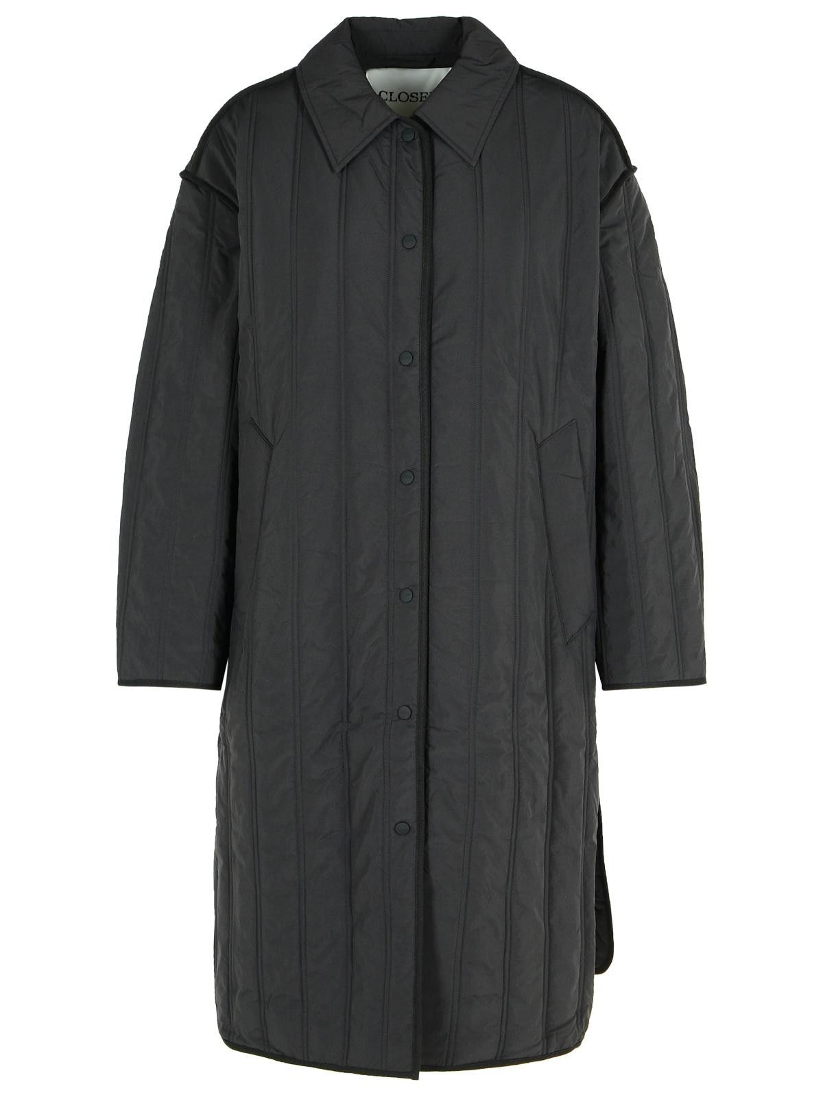 CLOSED CLOSED Quilted Black Nylon Coat Size XS / US 0-2 / IT 36-38 - 1 Thumbnail