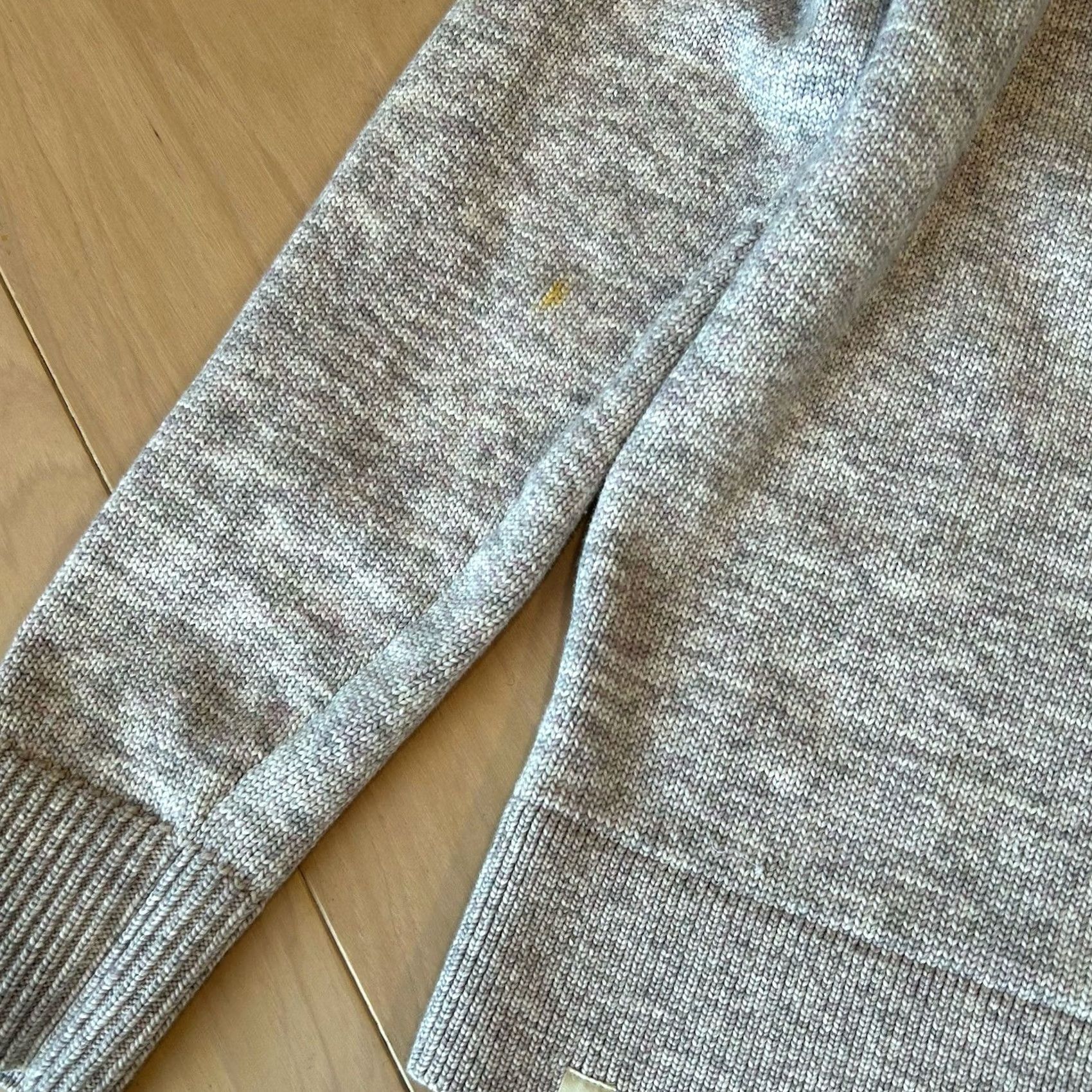 Lululemon VINTAGE Lululemon Boxy Cotton-Blend Sweater Women’s M Blue Logo Knit Long Sleeve Pullover All Seasons Casual/Athleisure Womens Size M / US 6-8 / IT 42-44 - 6 Thumbnail