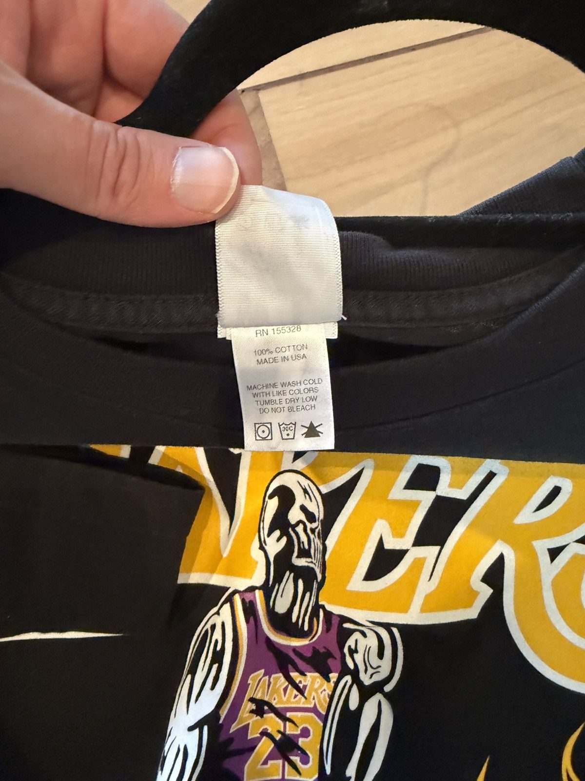 Warren Lotas Warren Lotas Los Angeles Lakers Lebron James Shirt Size US XXL / EU 58 / 5 - 3 Thumbnail