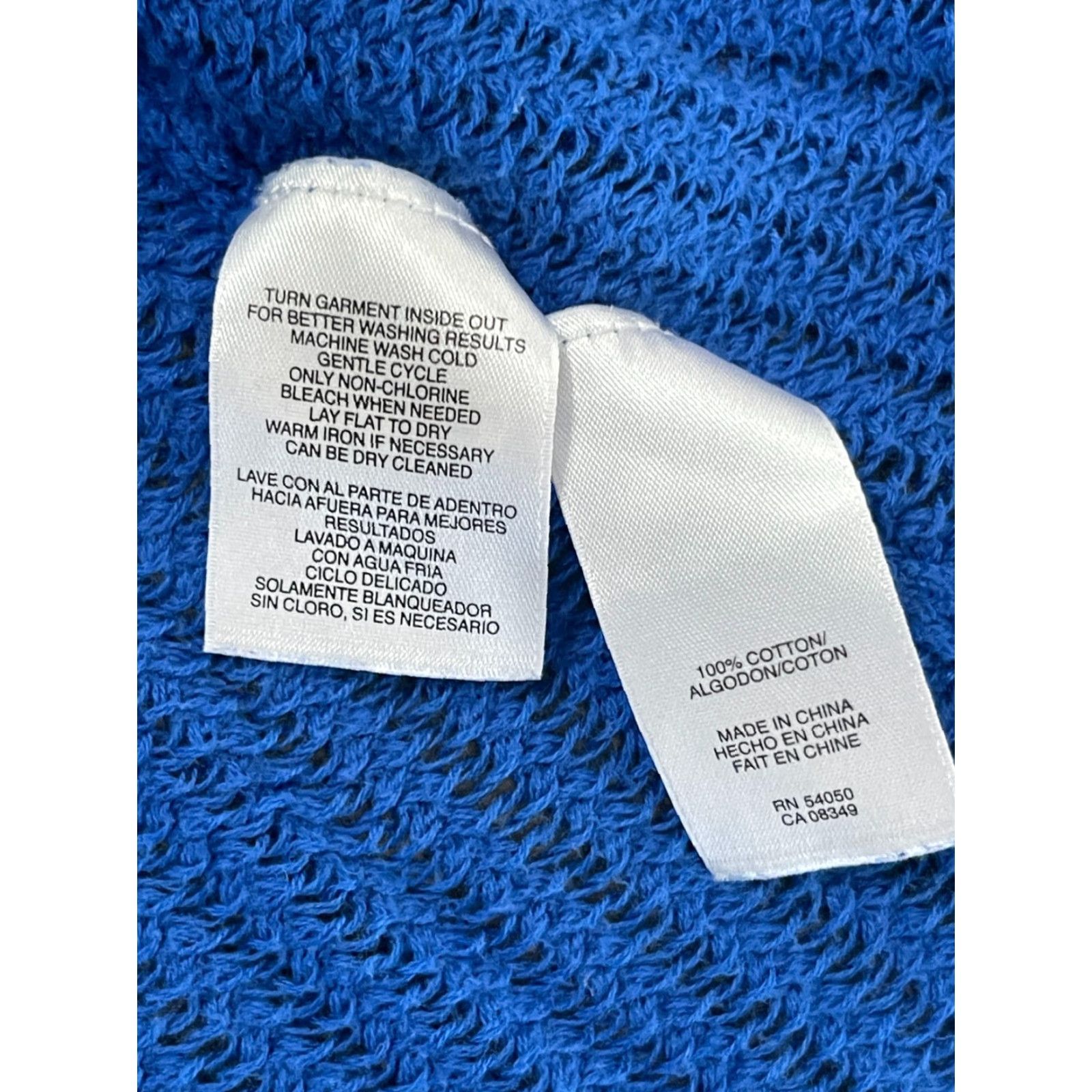 Jones New York Jones New York Sweater Cardigan Women's Large Blue Open Long Sleeve Knit Regular Size L / US 10 / IT 46 - 7 Thumbnail