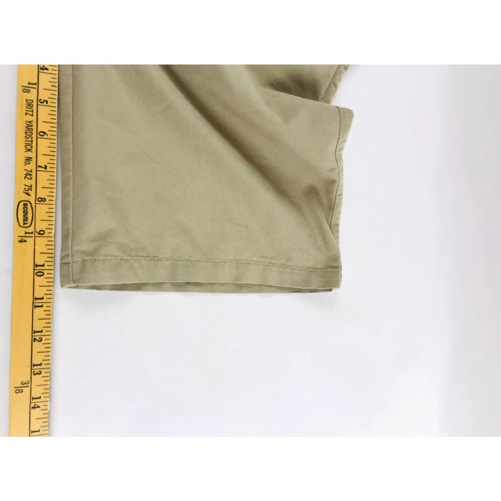 Hurley Hurley Dress Shorts Men 28 Tan Pockets Flat Front Chino Casual Travel Brown Solid Front Flat Front Size 28 Mens Size US 28 / EU 44 - 5 Thumbnail