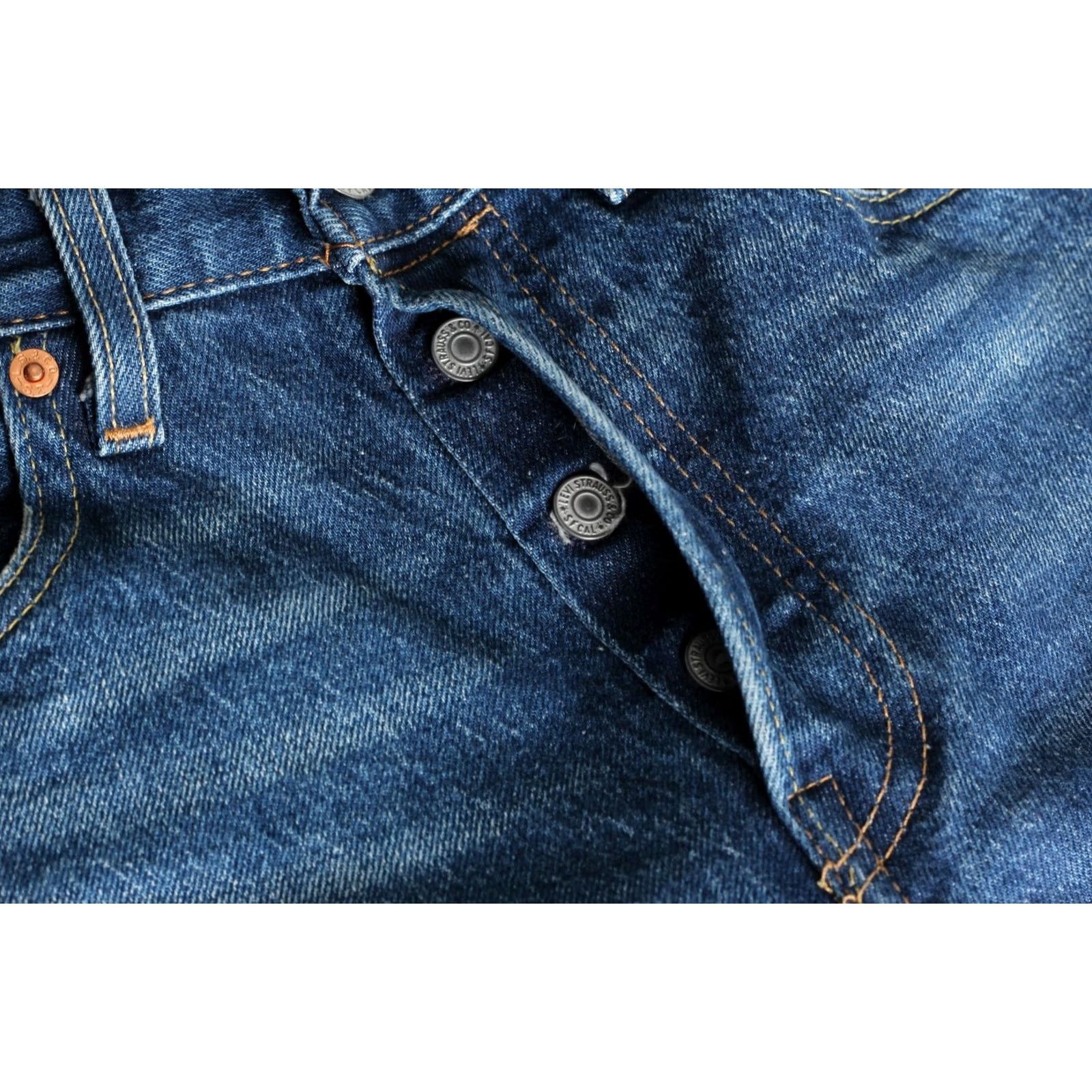 Levi's LEVI’S 501 PREMIUM Jeans Men 28x28 W28 L28 Regular Straight Stretch DZ7438 Dark Blue Blue Size US 28 / EU 44 - 6 Thumbnail