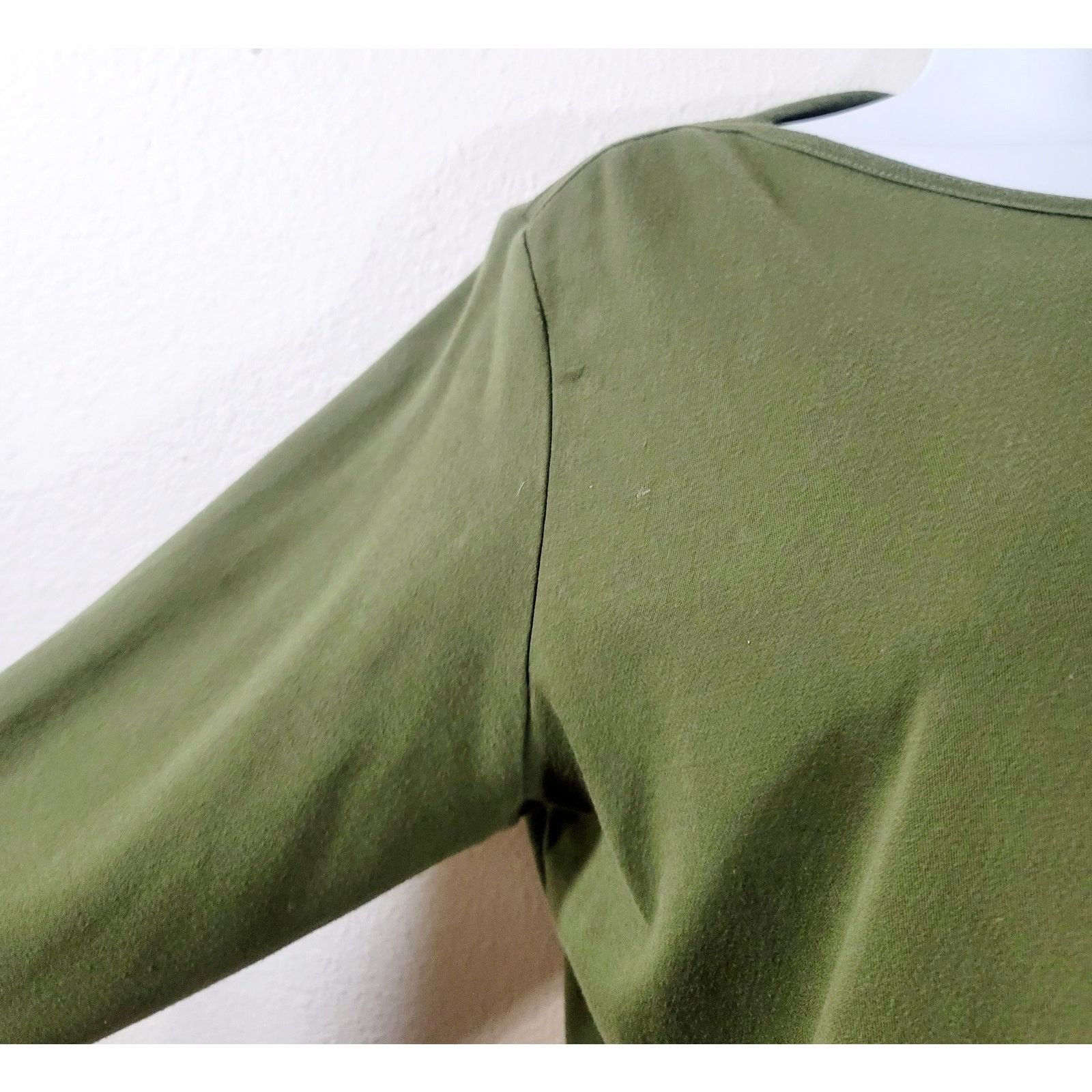 Other Draper's & Damon's Green Boat Collar Top PL 3/4 Sleeves Size L / US 10 / IT 46 - 6 Thumbnail