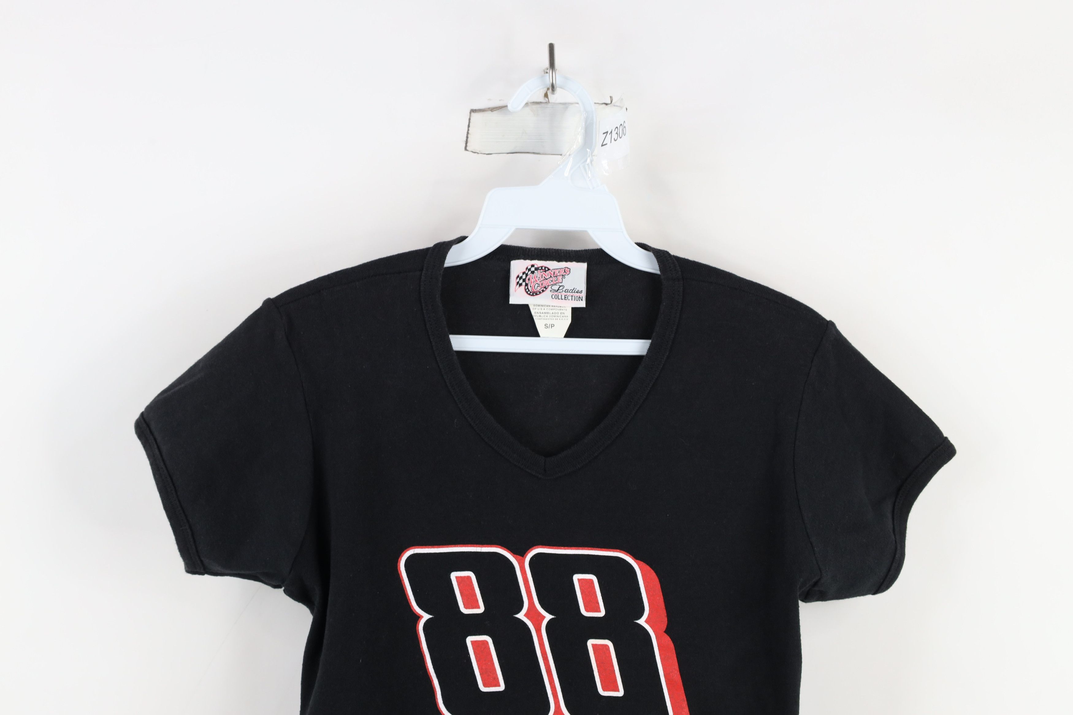 Vintage Vintage Y2K NASCAR Dale Earnhardt Jr Ribbed Knit T-Shirt Size S / US 4 / IT 40 - 2 Thumbnail