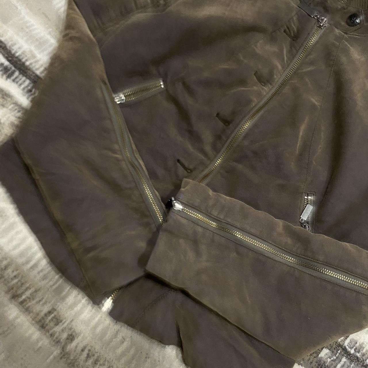 Firetrap 00s Firetrap Embroidered Bomber Jacket Brown L Size L / US 10 / IT 46 - 7 Thumbnail