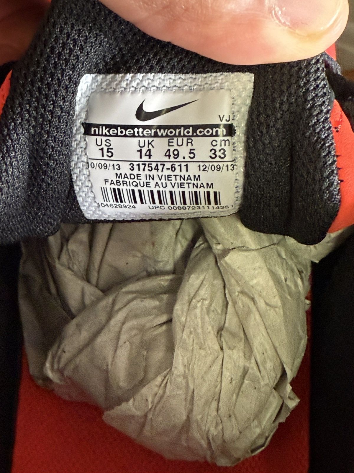 Nike Nike Shox Deliver Crimson Black 317547-611 2013 Size 15 Size US 15 / EU 48 - 8 Thumbnail