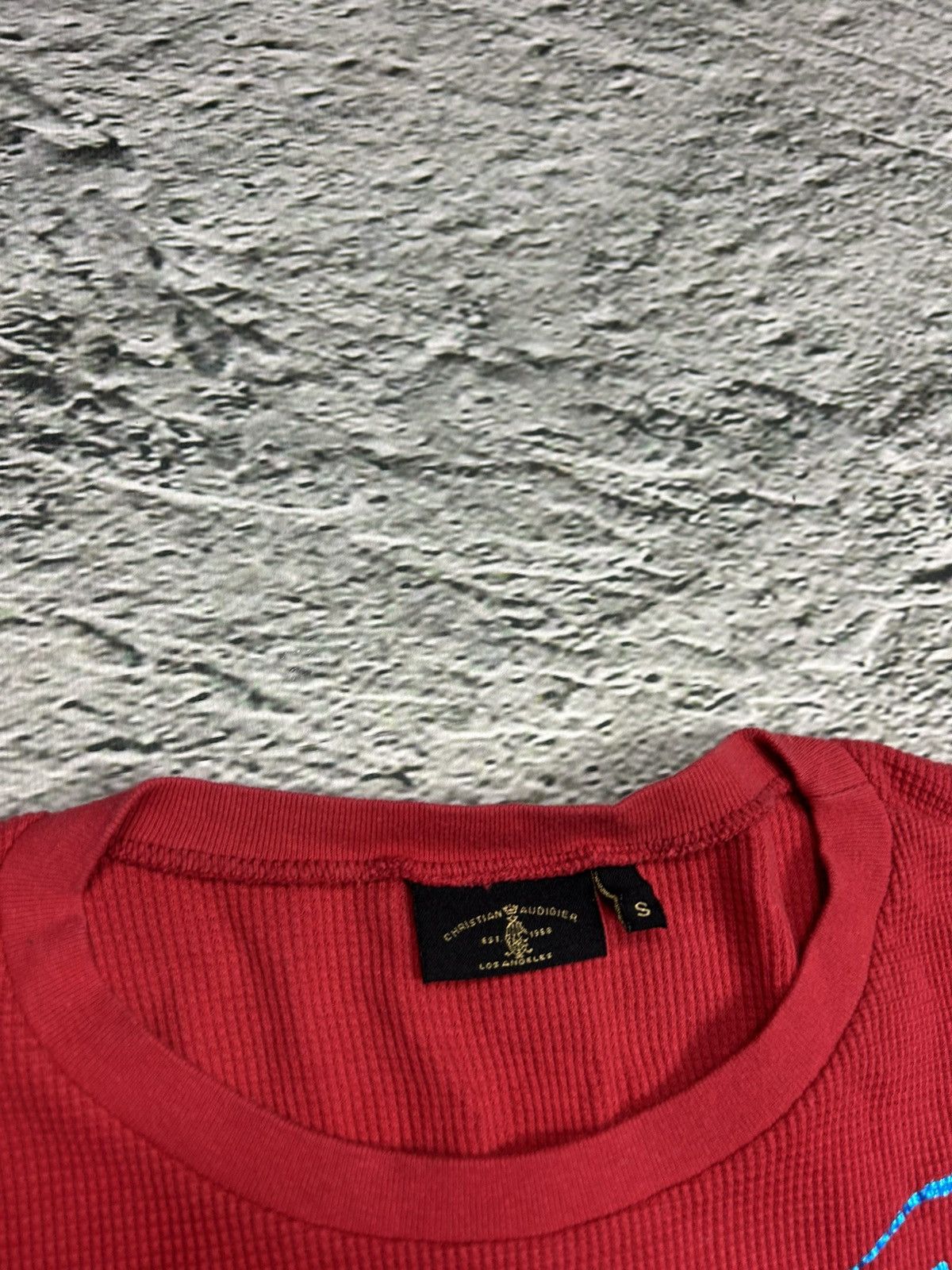 Christian Audigier × Ed Hardy × Vintage Ed Hardy Christian Audigier vintage longsleeve red skull Size S / US 4 / IT 40 - 2 Thumbnail