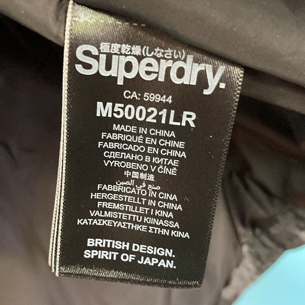 Superdry Superdry Mens Size S Echo Quilt Puffer in Marl Camo NEW with Tags Size US S / EU 44-46 / 1 - 10 Thumbnail