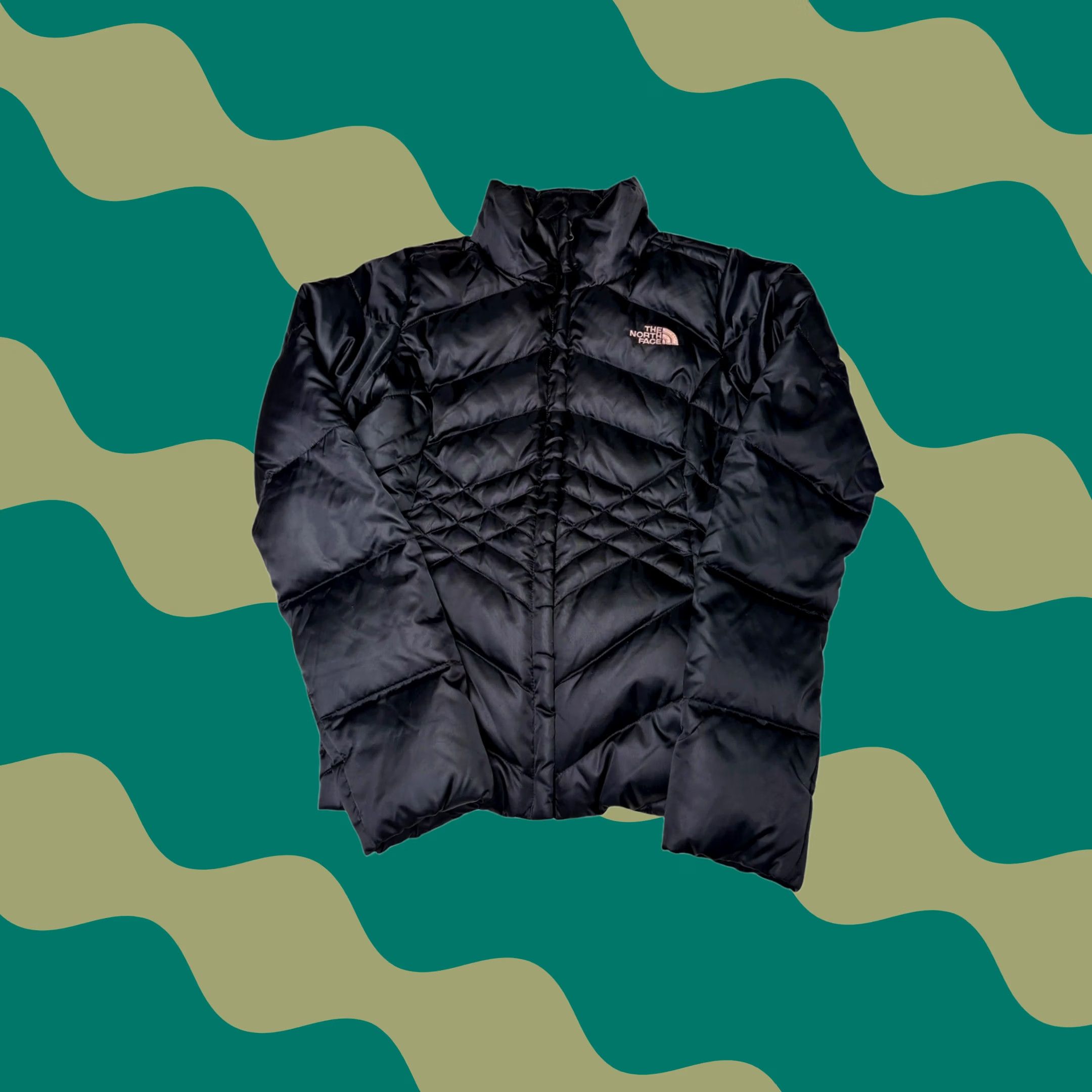 The North Face The North Face Jacket Womens XS Black Aconcagua Down Puffer Rose Gold Logo Size XS / US 0-2 / IT 36-38 - 1 Thumbnail