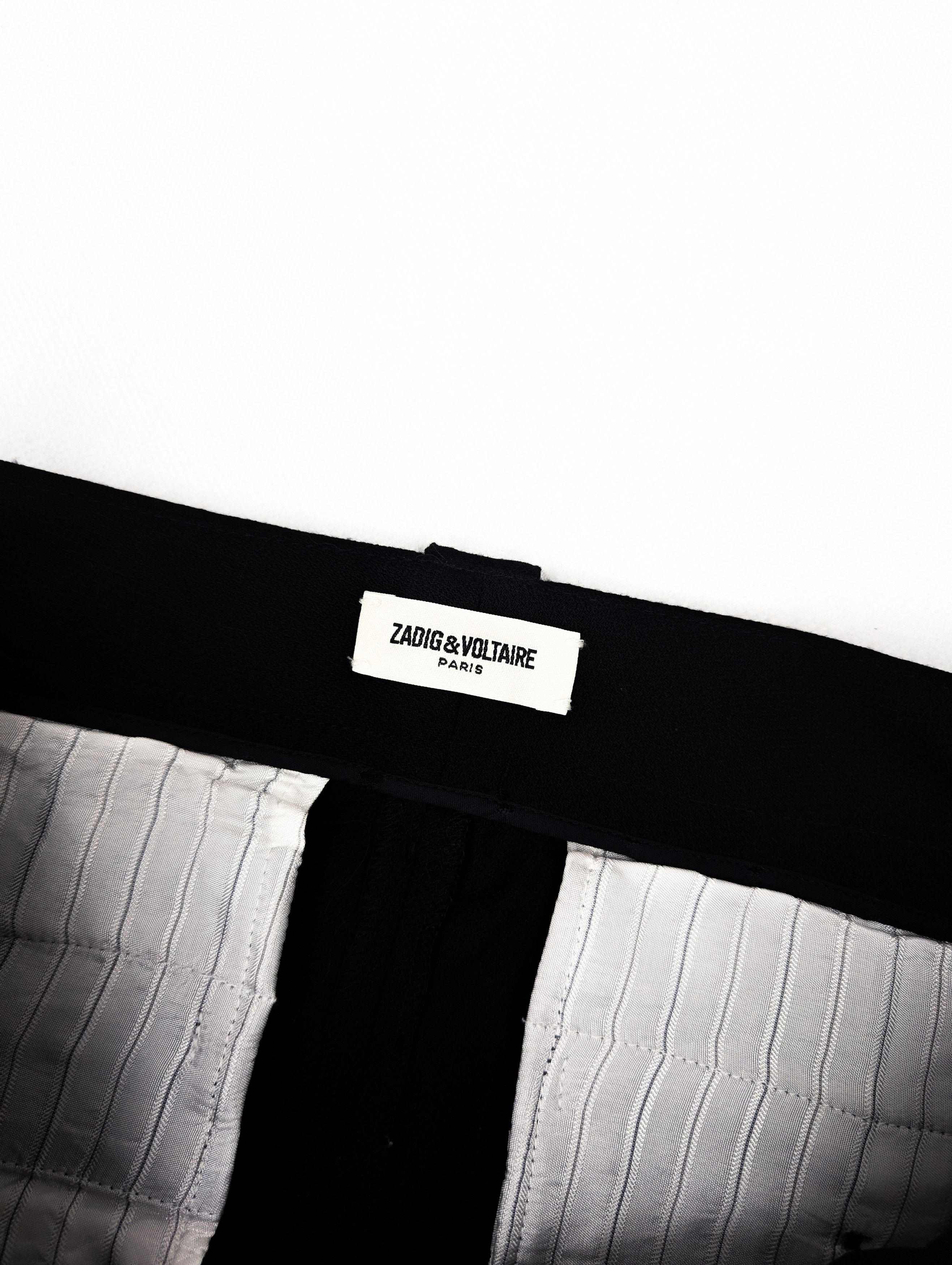 Zadig & Voltaire Zadig & Voltaire black trousers pants Size 27" / US 4 / IT 40 - 5 Thumbnail