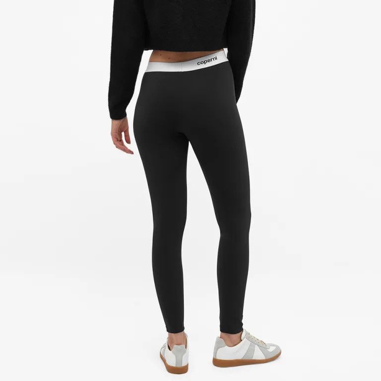 Coperni o1mle0524 Branded Leggings in Black Size 30" / US 8 / IT 44 - 5 Thumbnail