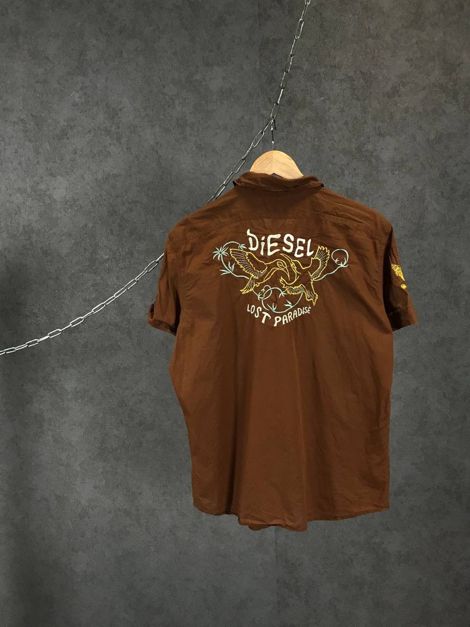 Diesel × Vintage Diesel Lost Paradise art designer vintage shirt Size US L / EU 52-54 / 3 - 2 Thumbnail