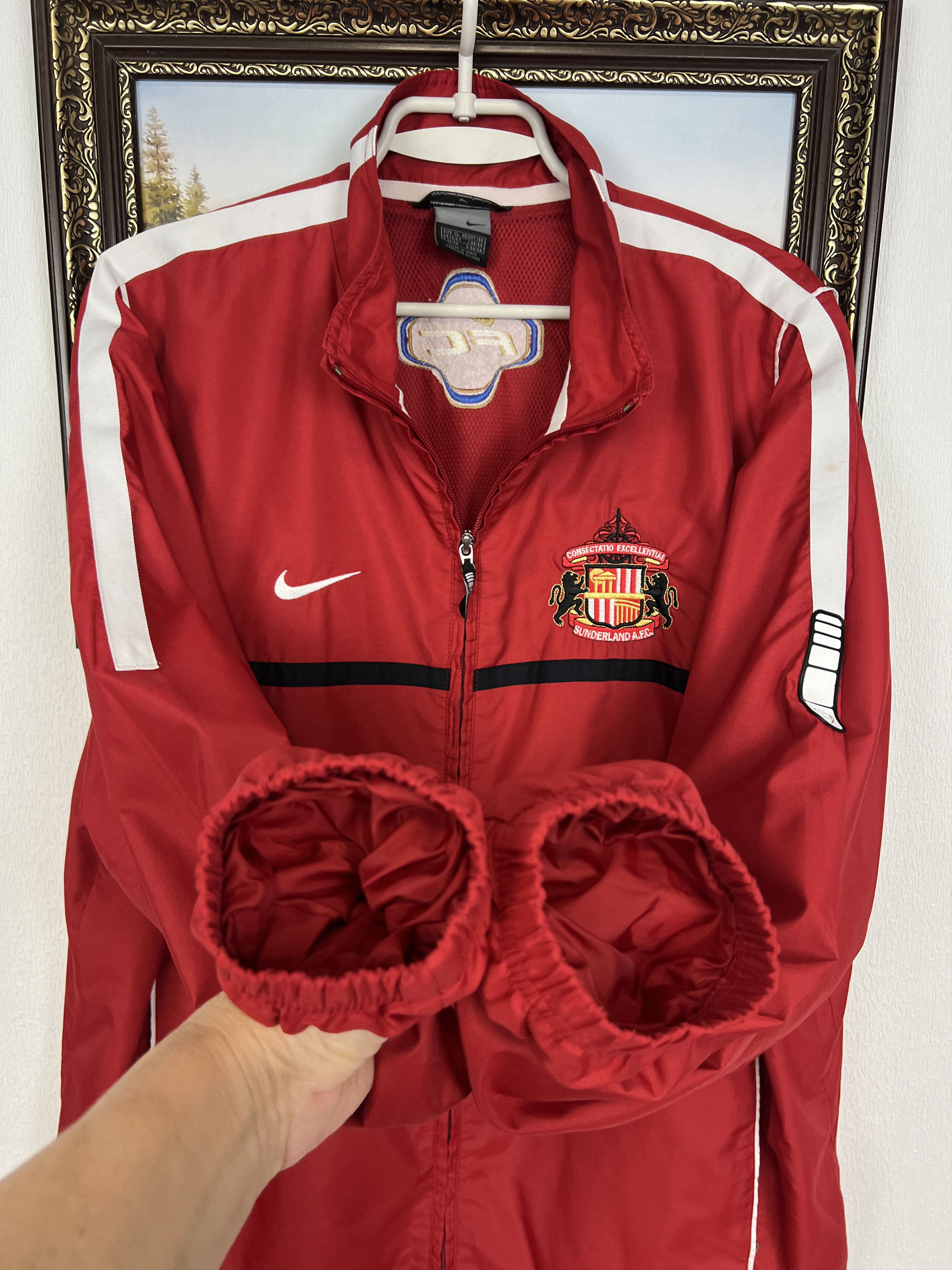 Nike Vintage Nike Sunderland Football Jacket Soccer Track Top Size US XL / EU 56 / 4 - 6 Thumbnail