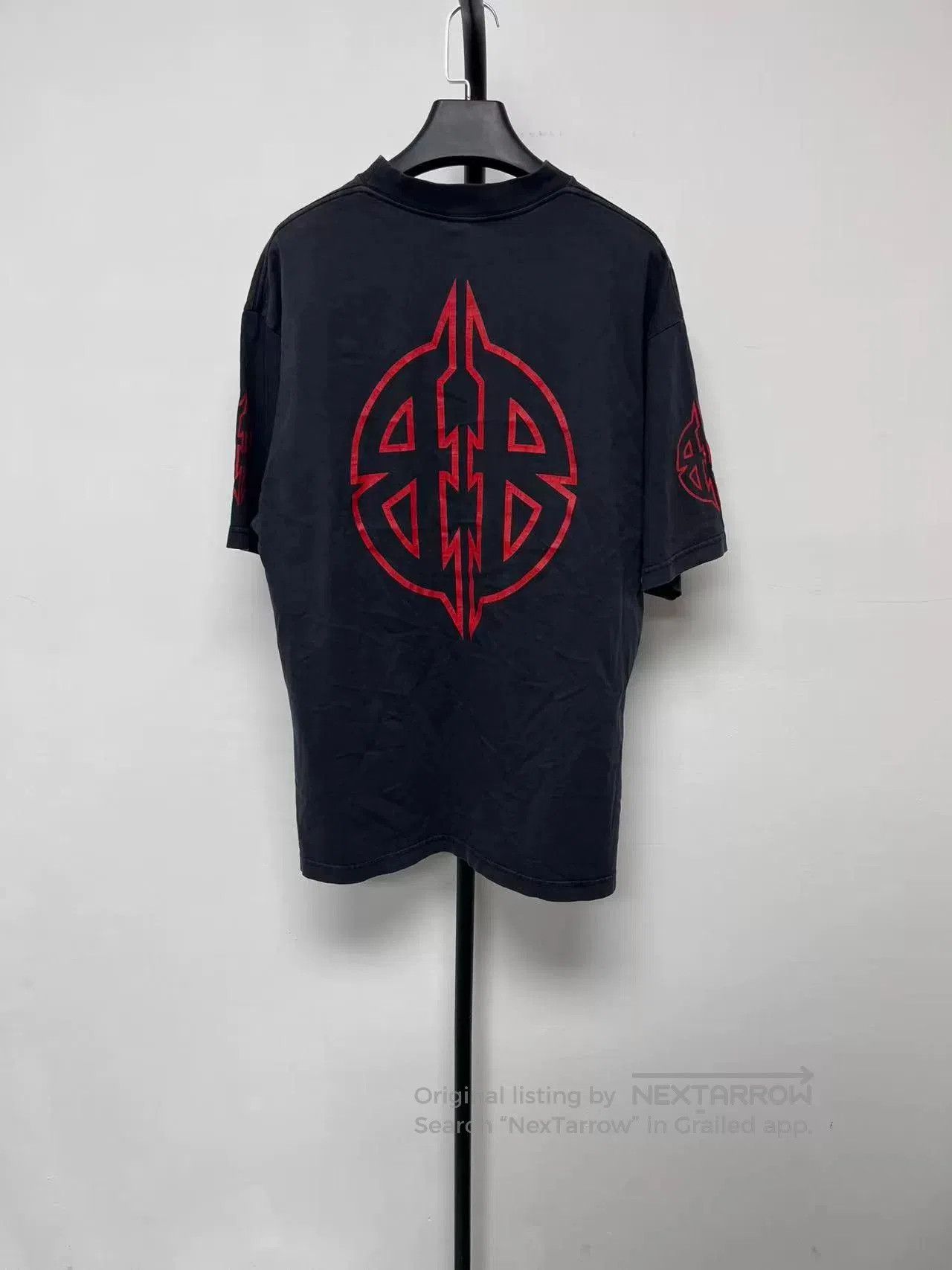 Balenciaga Balenciaga Men's Logo Print Short Sleeve T-Shirt. Size US XXS / EU 40 - 2 Thumbnail
