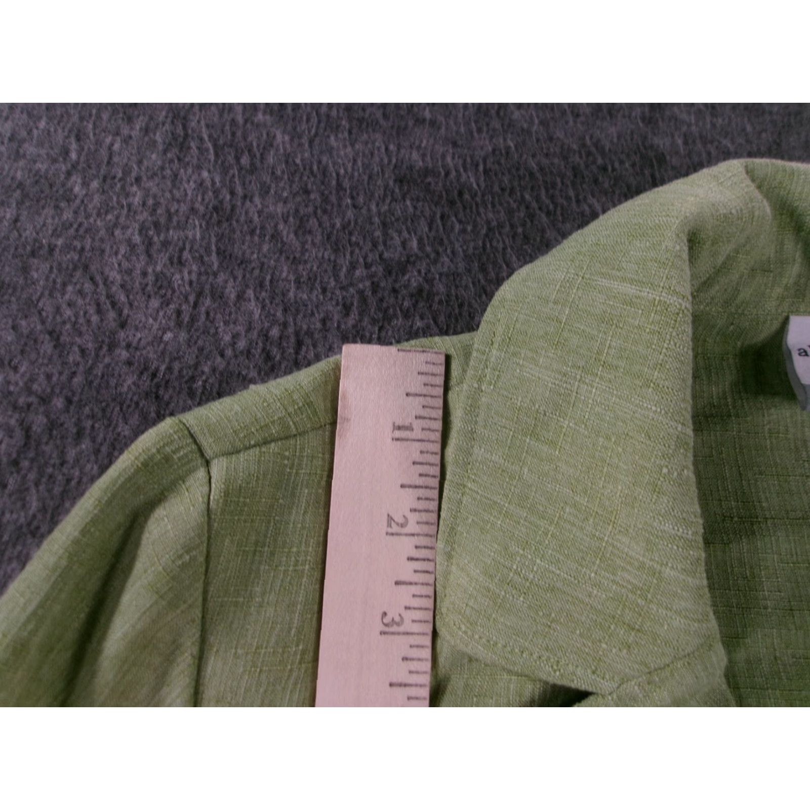 Vintage Alfred Dunner Jacket Womens 10P Green Petite 3 Button Notch Lapel Patch Pocket Size L / US 10 / IT 46 - 4 Thumbnail
