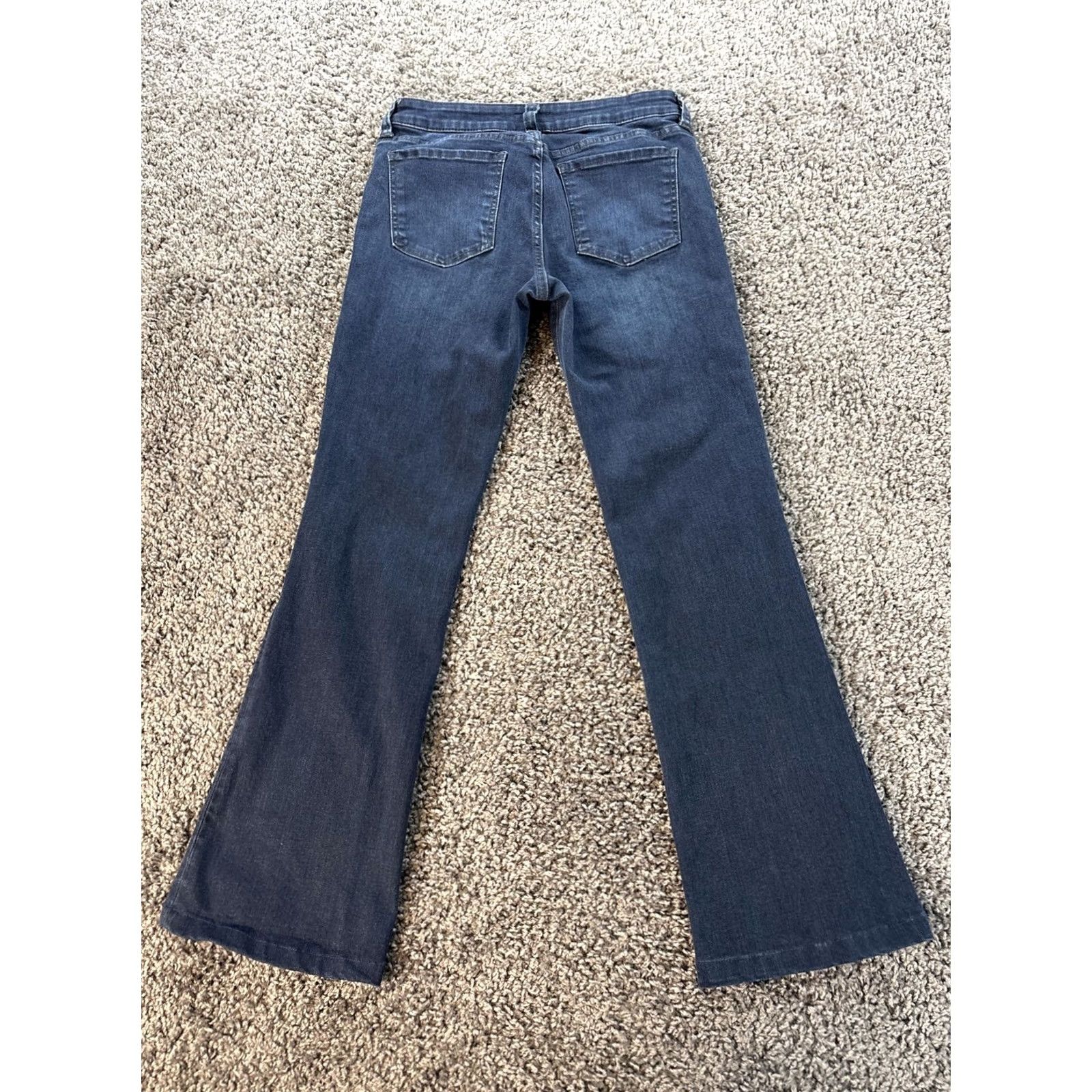 Vintage Kut from the Kloth Jeans Bootscut Dark Wash 30x30 6 Mid Rise Blue Denim Cotton Blend Women Regular Inseam 30" 5-Pocket - Vintage No Size 28" / US 6 / IT 42 - 7 Thumbnail