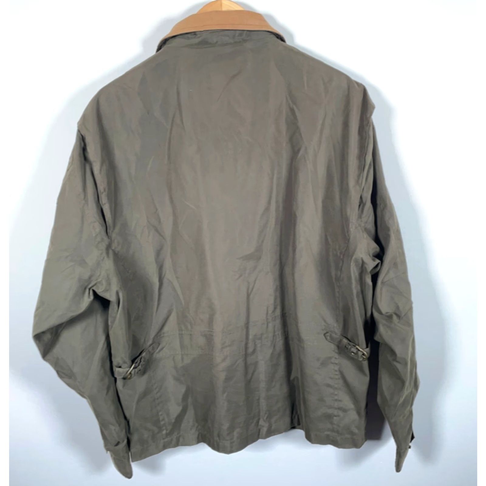 Gant GANT Jacket Men's Large Green Brown Leather Collar Internal Vest Zip Up VTG Jacket Size US L / EU 52-54 / 3 - 2 Thumbnail