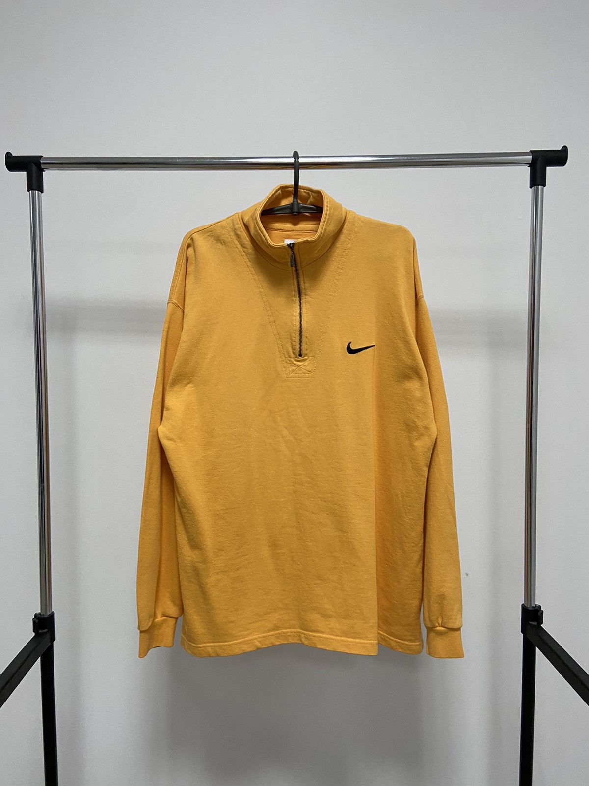 Nike × Vintage Nike Sweatshirt 1/3 zip Vintage Embroidered Swoosh Logo Y2K Size US M / EU 48-50 / 2 - 1 Thumbnail