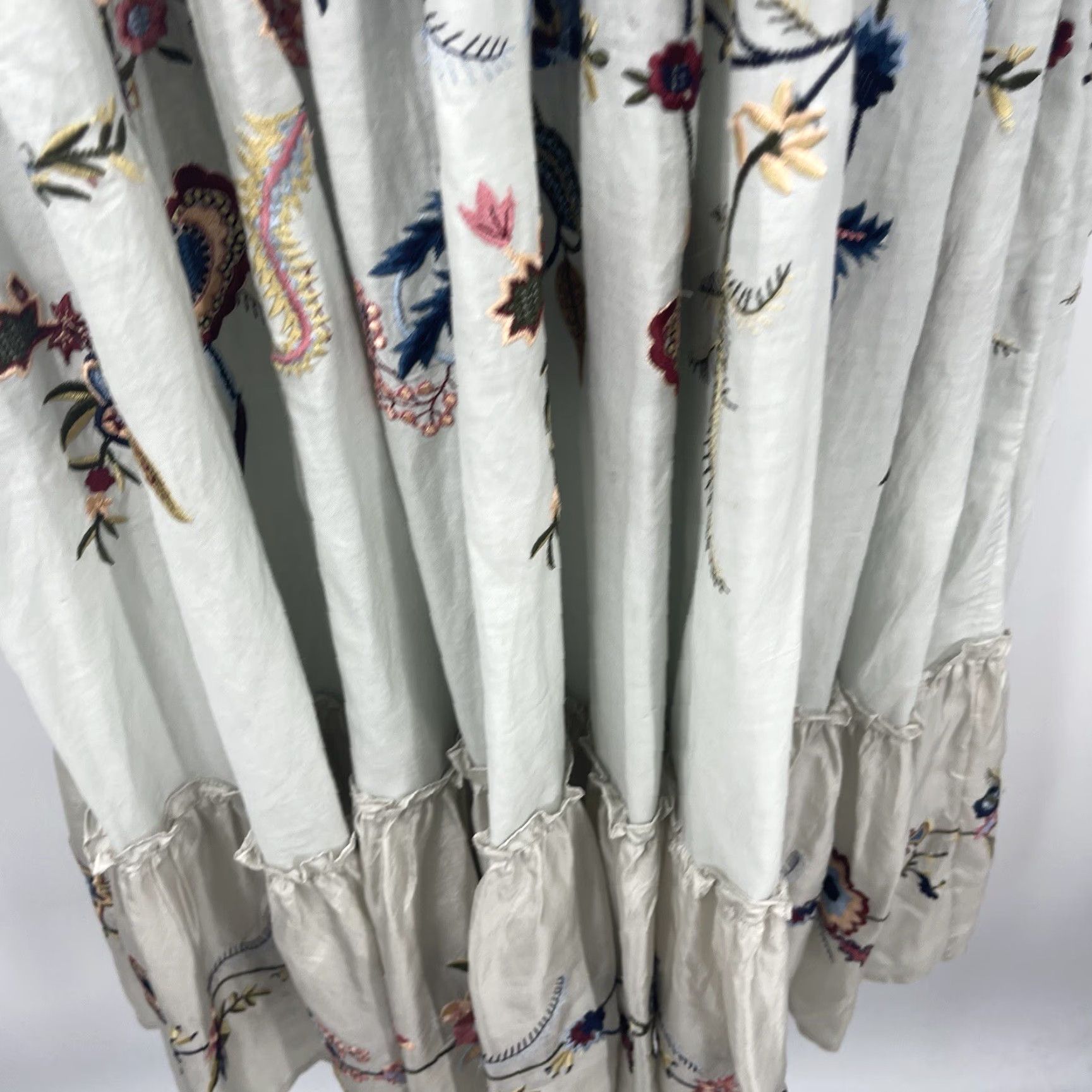 Anthropologie VINTAGE Anthropologie Maxikleid Women's S Gray Floral Sleeveless V-Neck Casual Elegant Spring Summer 2024 Girls Size S / US 4 / IT 40 - 6 Thumbnail