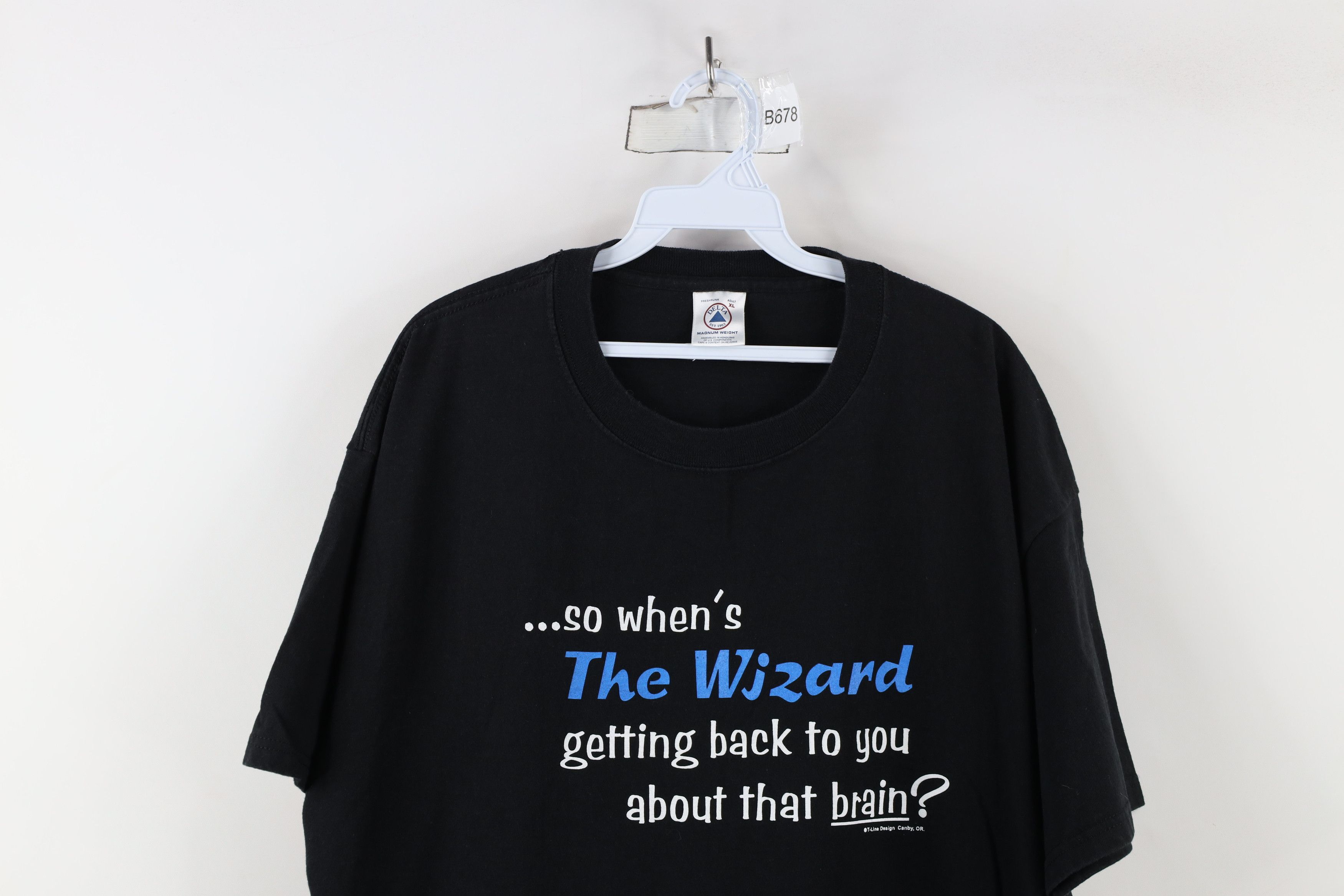 Vintage Vintage 90s Wizard of Oz Funny Scarecrow T-Shirt Cotton Size US XL / EU 56 / 4 - 2 Thumbnail
