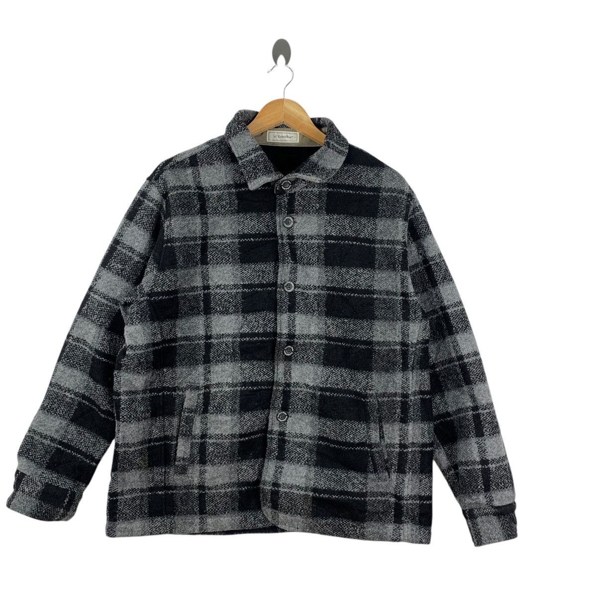Golden Bear GOLDEN BEAR USA Tartan Plaids Checks Button Jacket Cardigan Size US L / EU 52-54 / 3 - 4 Thumbnail