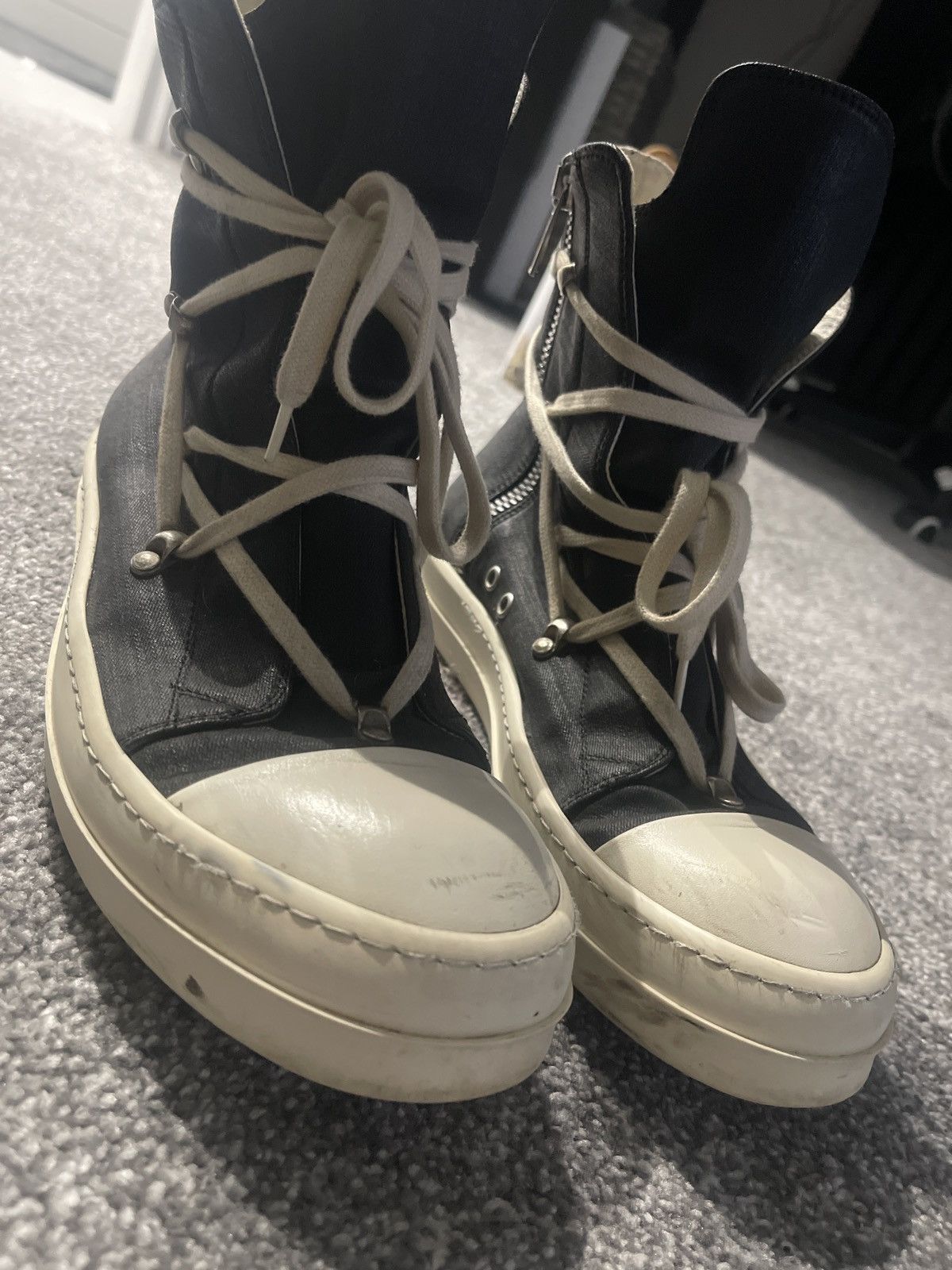 Rick Owens × Rick Owens Drkshdw Rick Owen’s Hexagram Ramones. Size US 7.5 / EU 40-41 - 11 Thumbnail