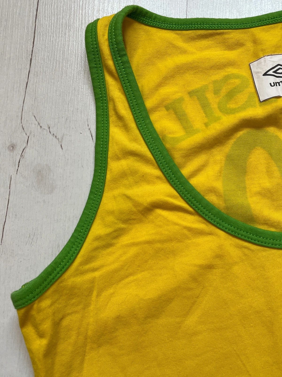 Umbro Umbro x Brasil Sz M Top Tank 2000s Y2K Double Side Print #10 Size M / US 6-8 / IT 42-44 - 5 Thumbnail