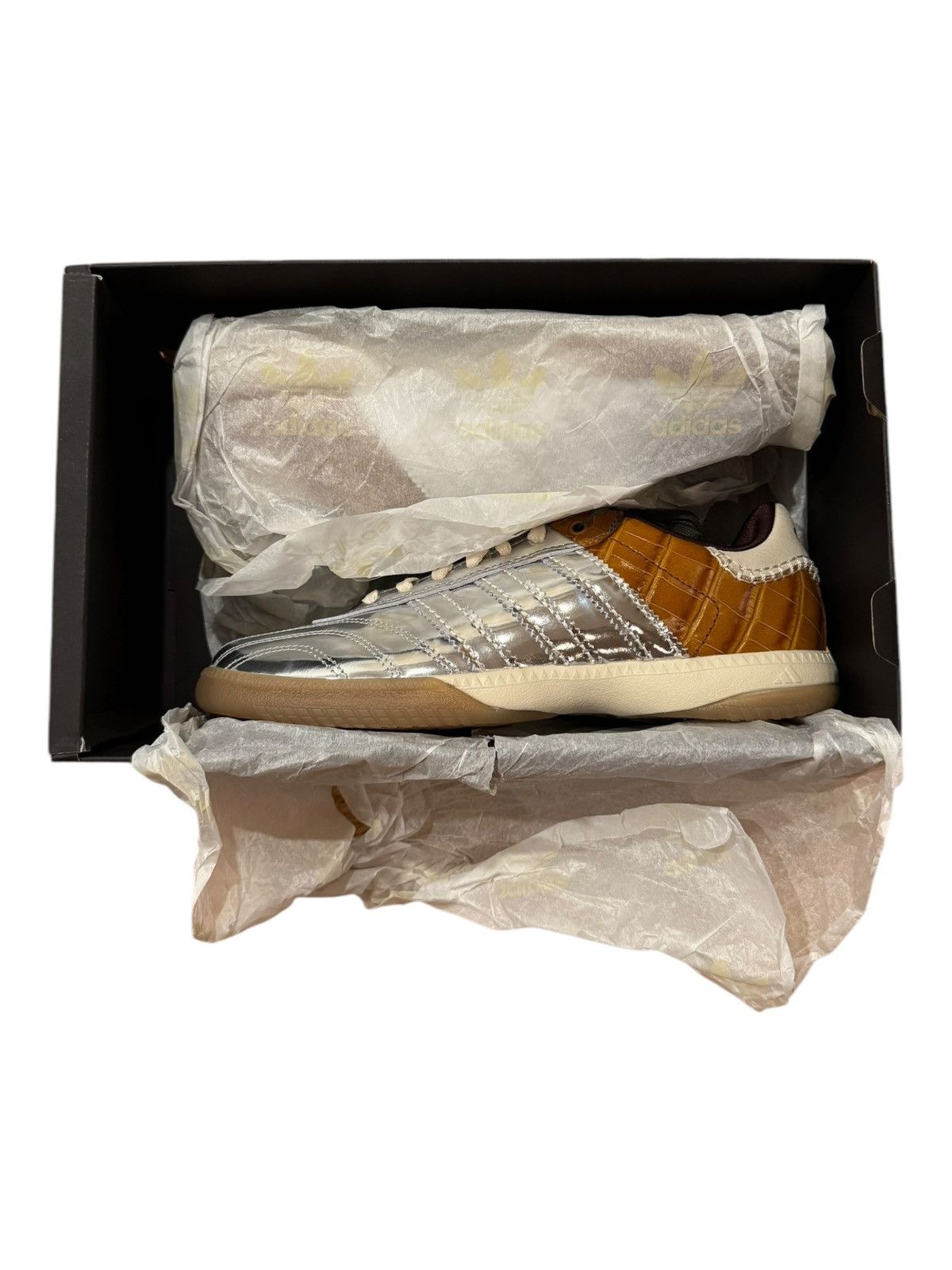 Adidas × Wales Bonner Adidas Samba Millennium ‘Wales Bonner Silver Metallic Croc’ Size US 7 / EU 40 - 10 Thumbnail