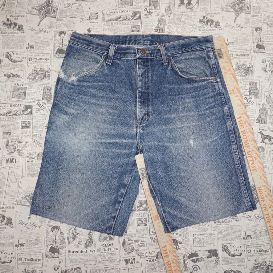 Rustler 32 - Vintage Y2K Rustler faded distressed denim jean shorts Size US 32 / EU 48 - 4 Thumbnail