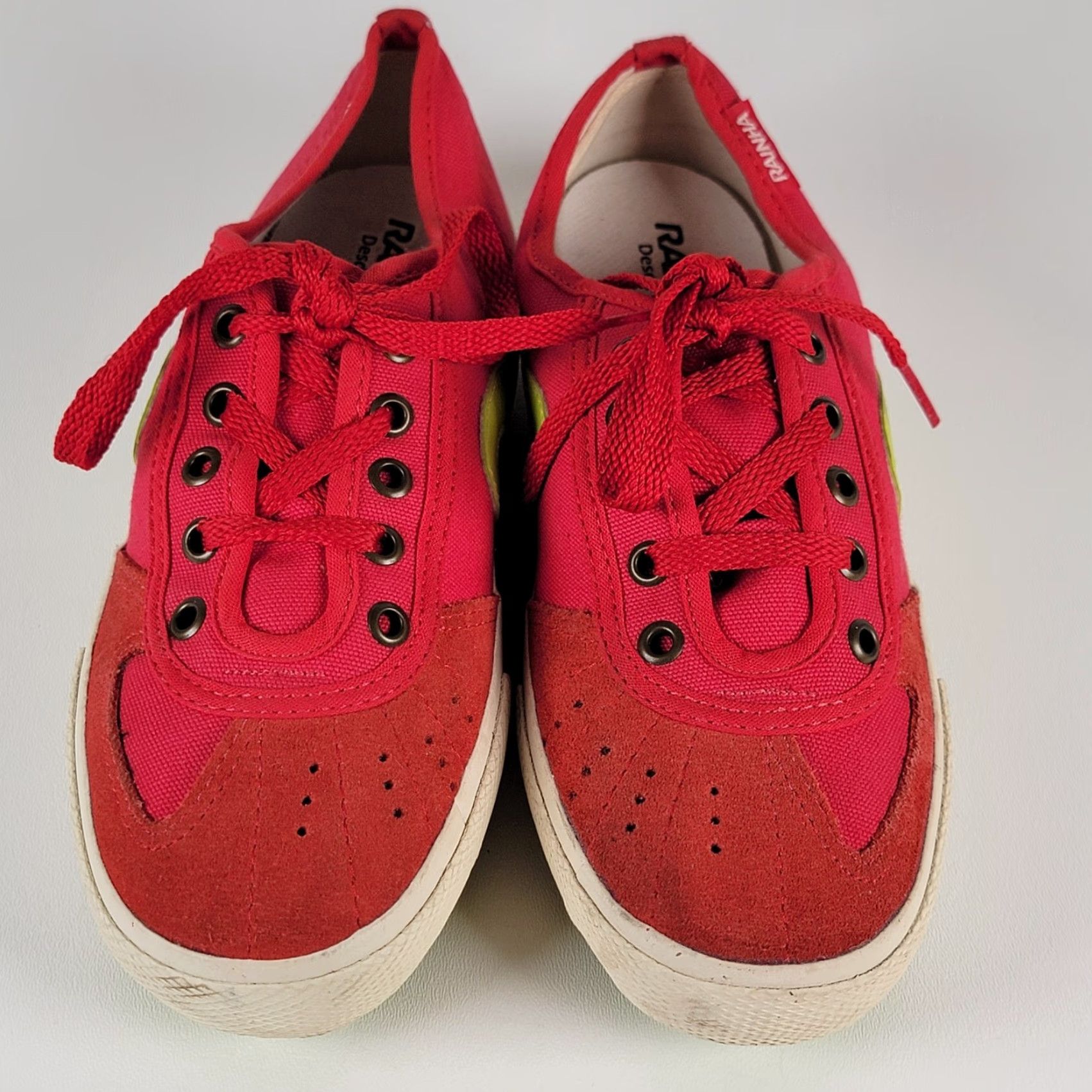 Vintage Rainha Sneakers Women's Capoeira Size37 Pink Lace Up Athletic Shoes Size US 7 / IT 37 - 2 Thumbnail