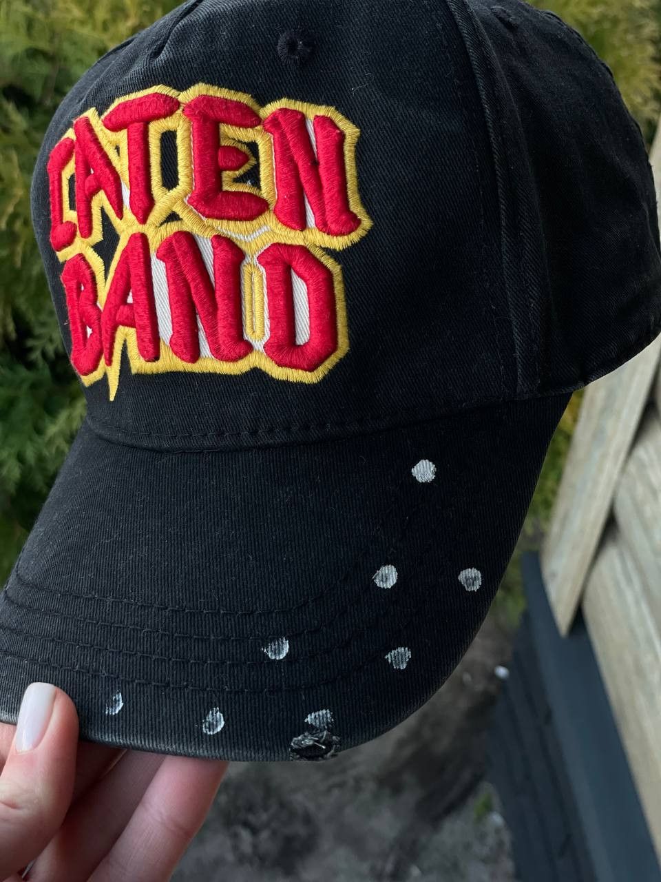Dsquared2 Dsquared2 Caten Band Black Baseball Cap Hat Size ONE SIZE - 6 Thumbnail