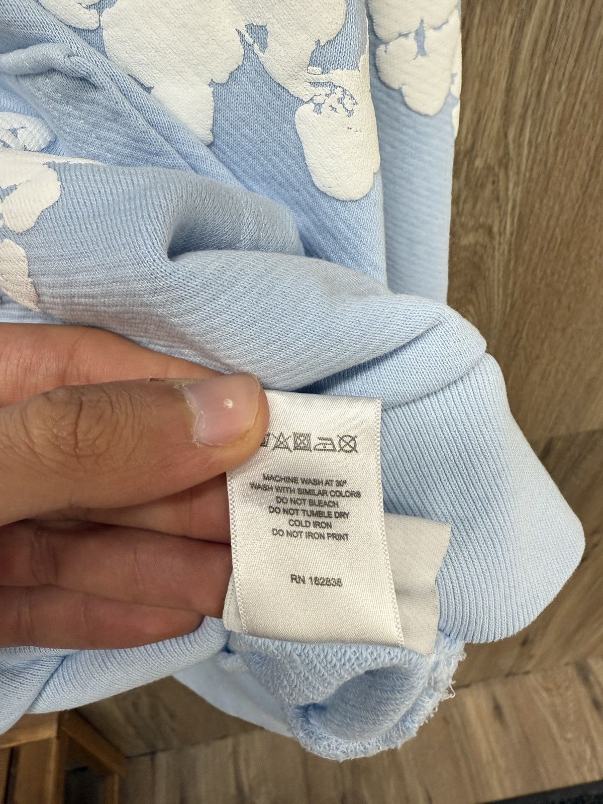 DENIM TEARS Denim Tear Baby Blue Flower Paris Exclusive Size US M / EU 48-50 / 2 - 7 Thumbnail