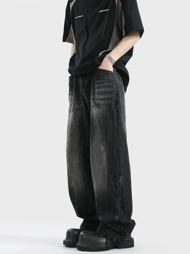 Vintage American street washed distressed cleanfit flared jeans Size US 32 / EU 48 - 2 Thumbnail